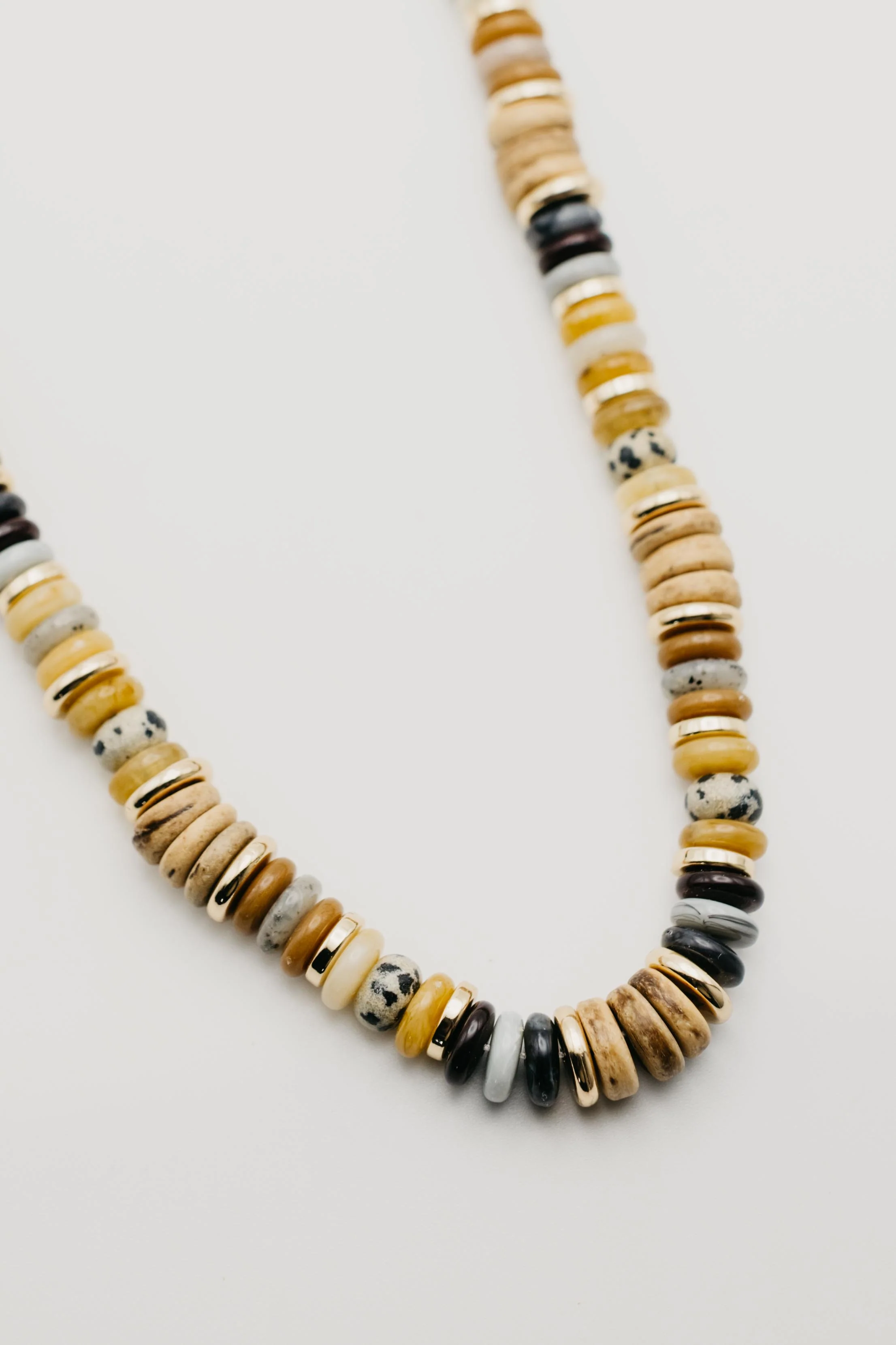 The Emmalyn Disc Bead Necklace