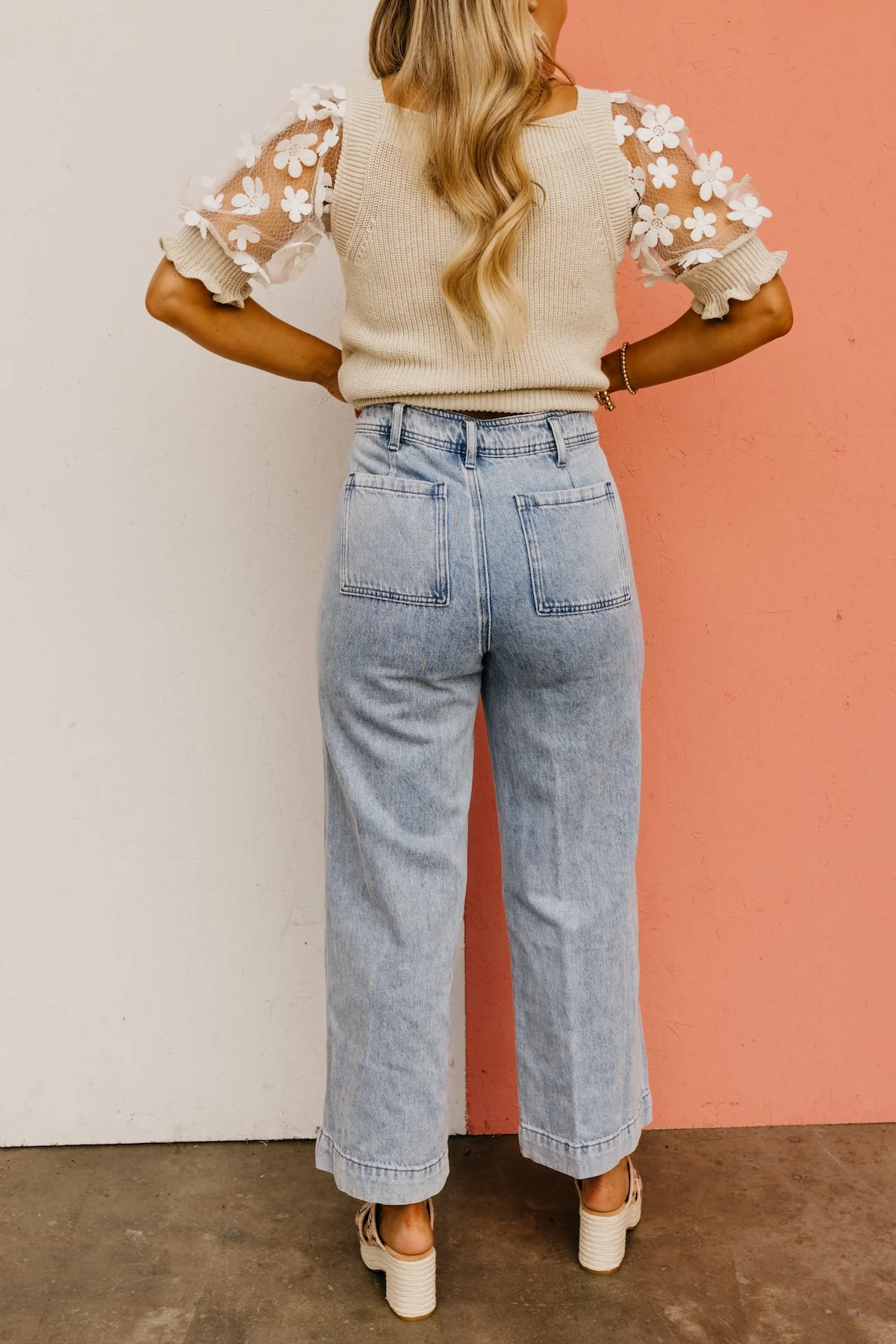 The Emmitt Wide Leg Crop Jeans - Image 5