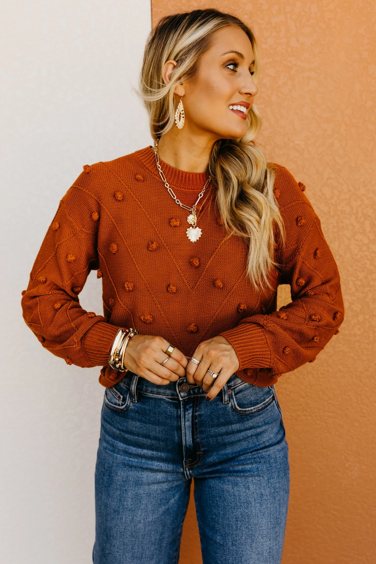 The Evalyn Pom Detail Sweater - Image 9