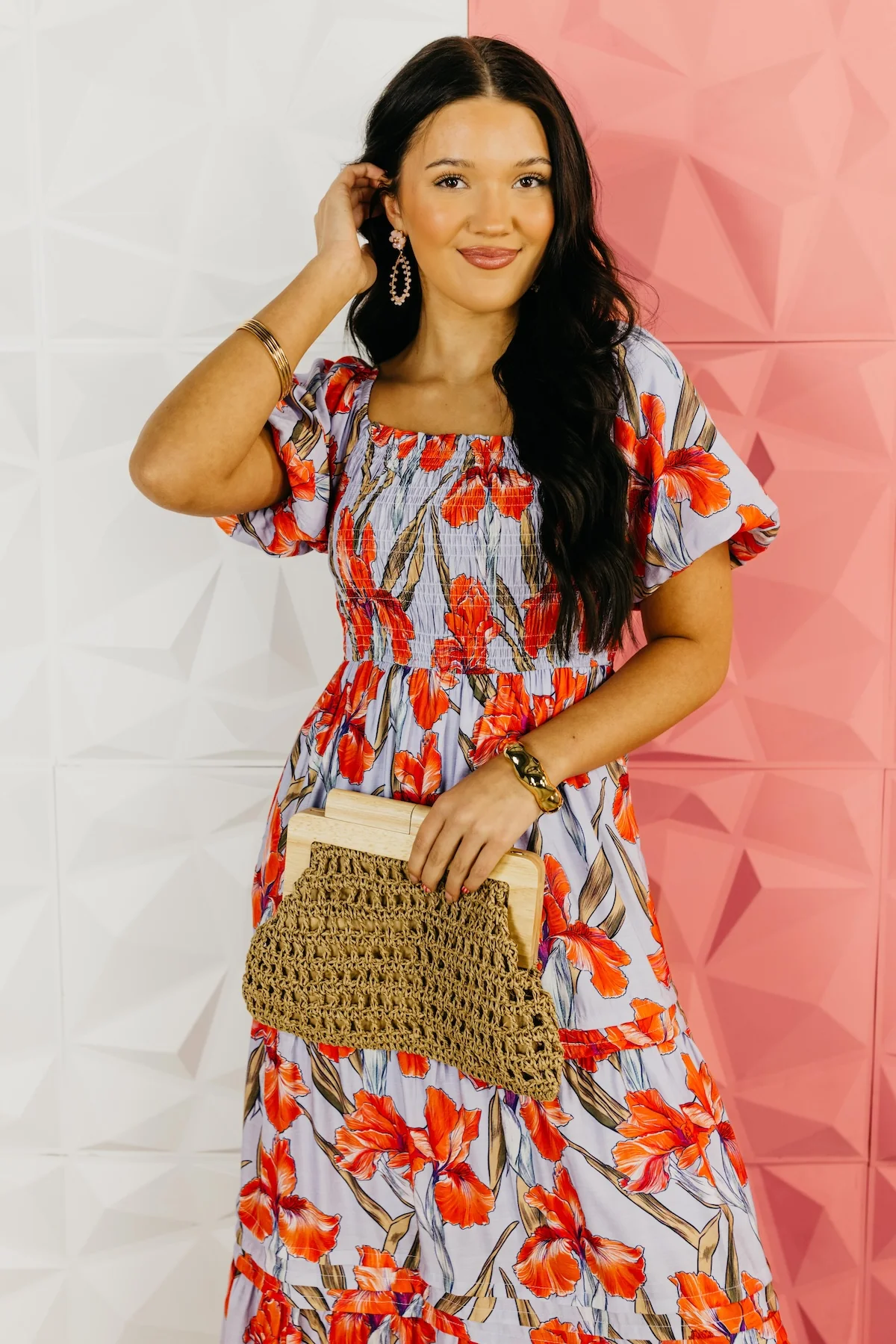 The Everett Smocked Maxi Dress - Image 4