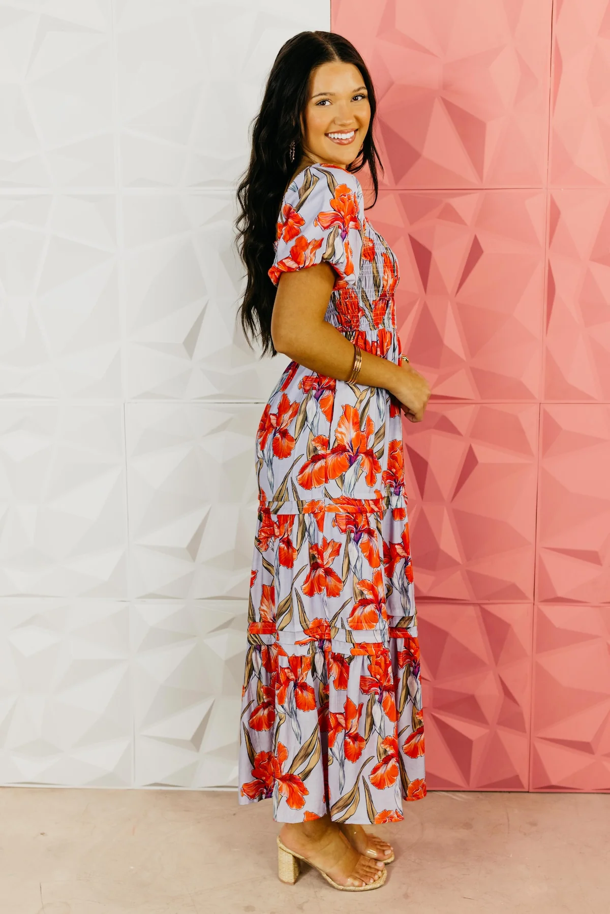 The Everett Smocked Maxi Dress - Image 7