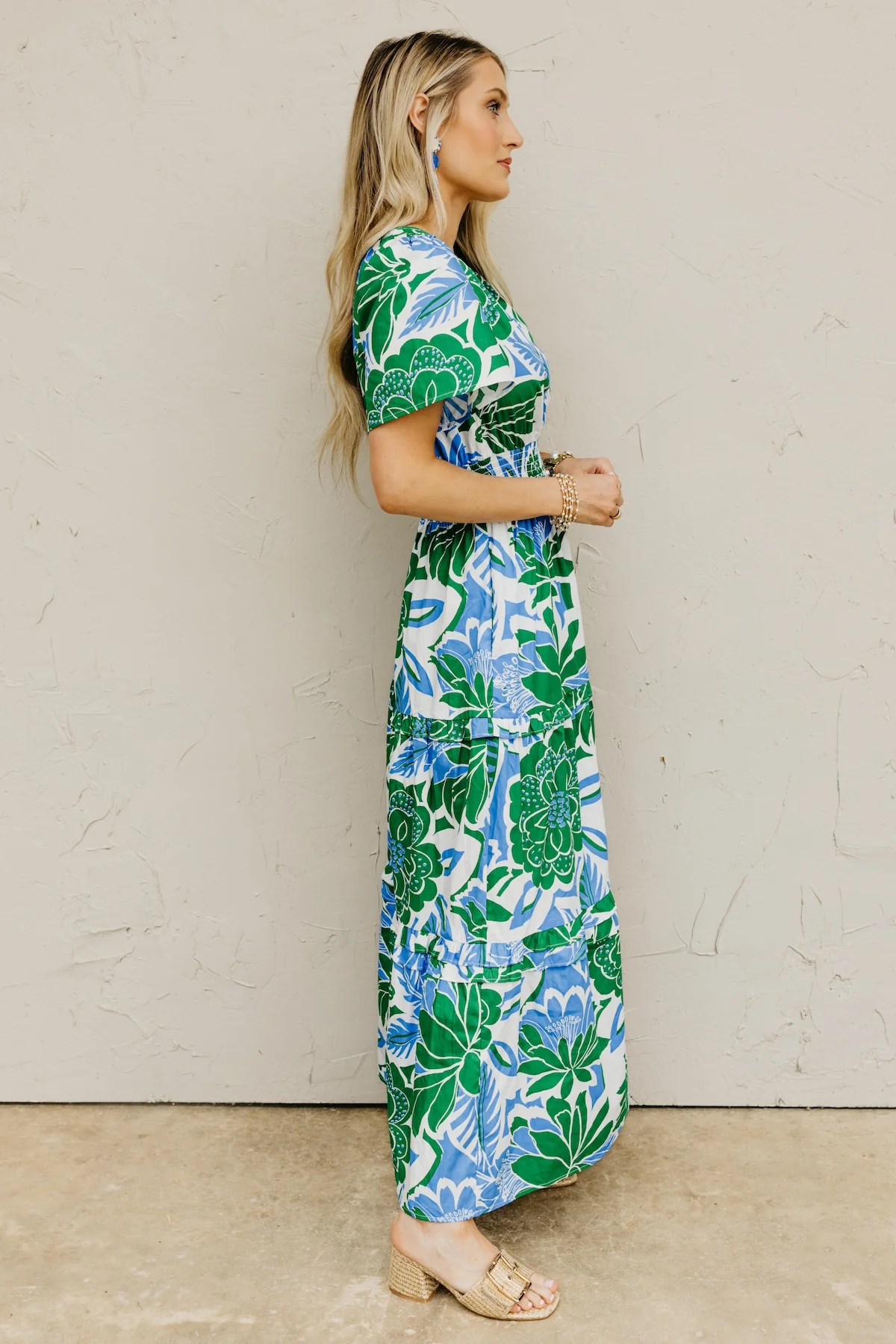 The Everleigh Floral Tiered Maxi Dress - Image 7