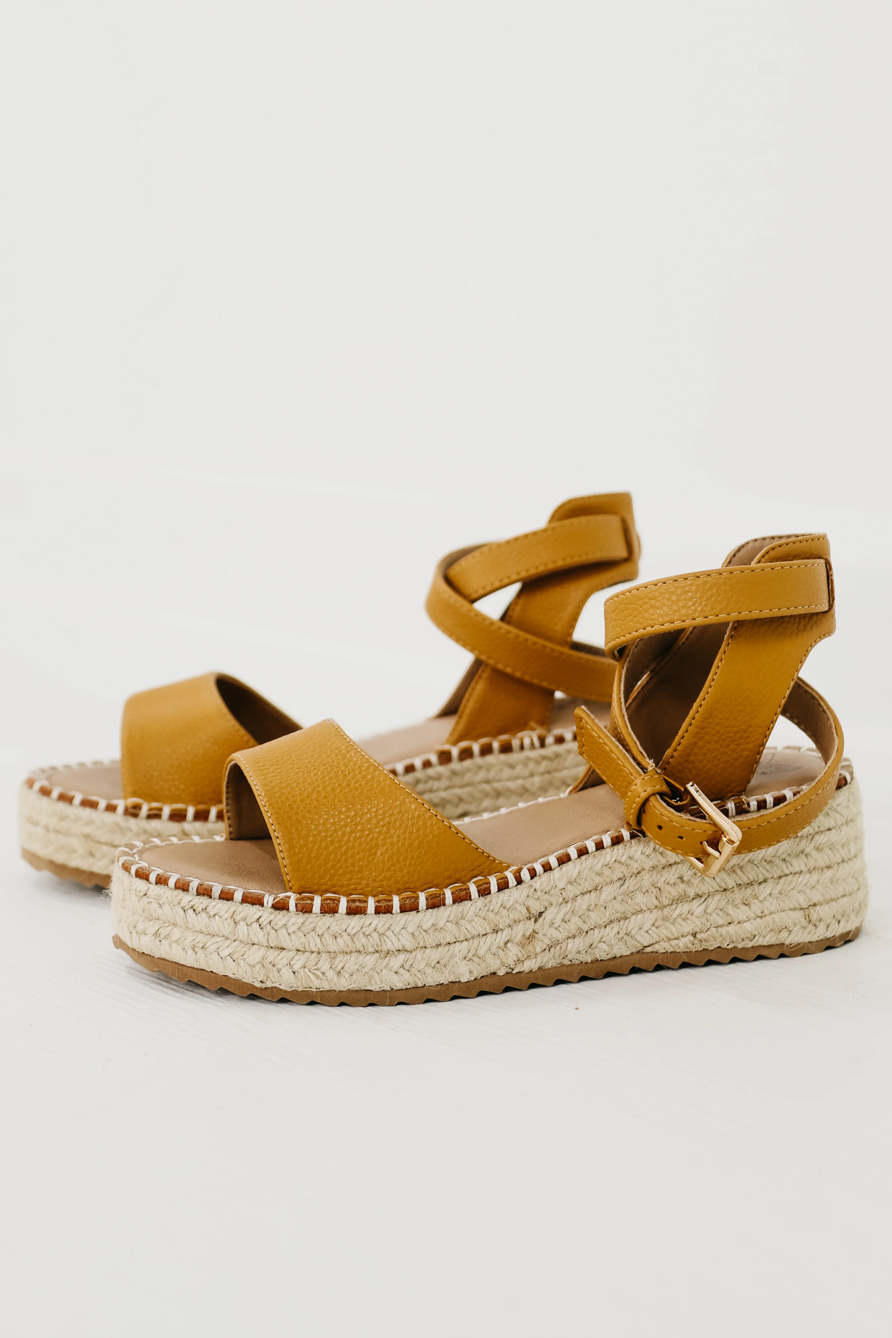 The Everly Platform Sandal - Lt Camel - FINAL SALE - Image 3