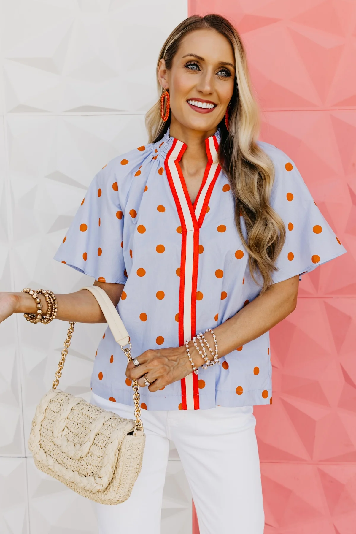 The Fabian Polka Dot Blouse - Image 4