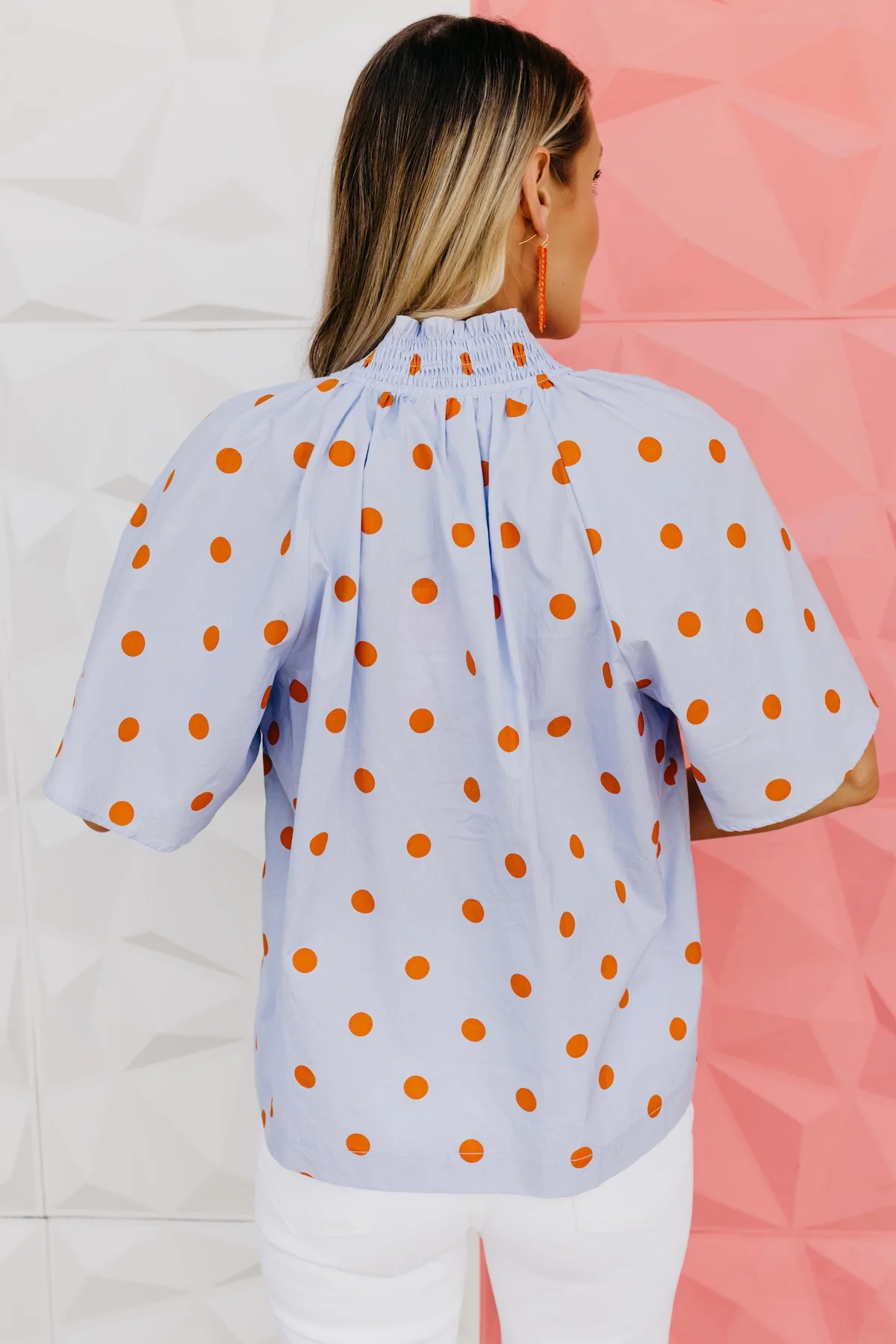 The Fabian Polka Dot Blouse - Image 9