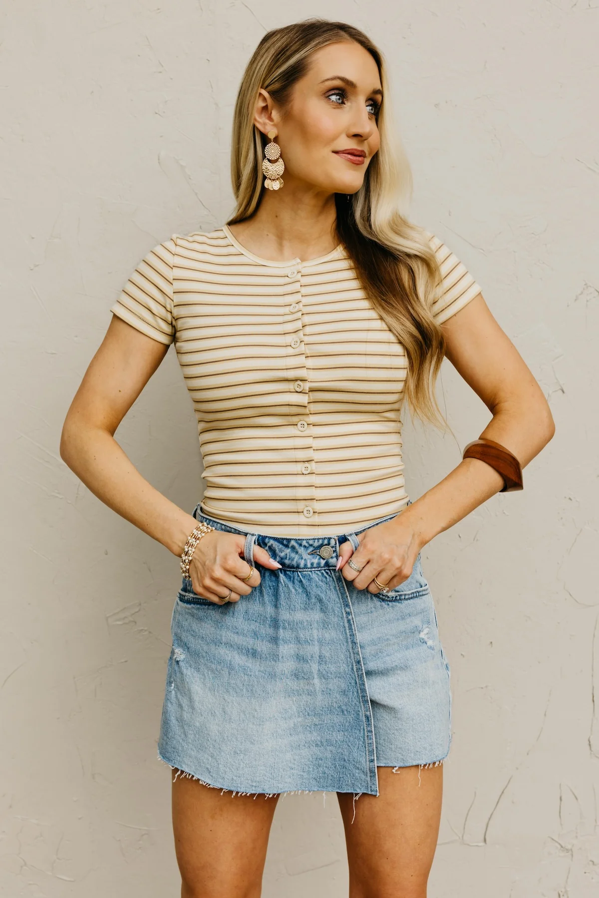 The Felix Button Knit Top - Image 4