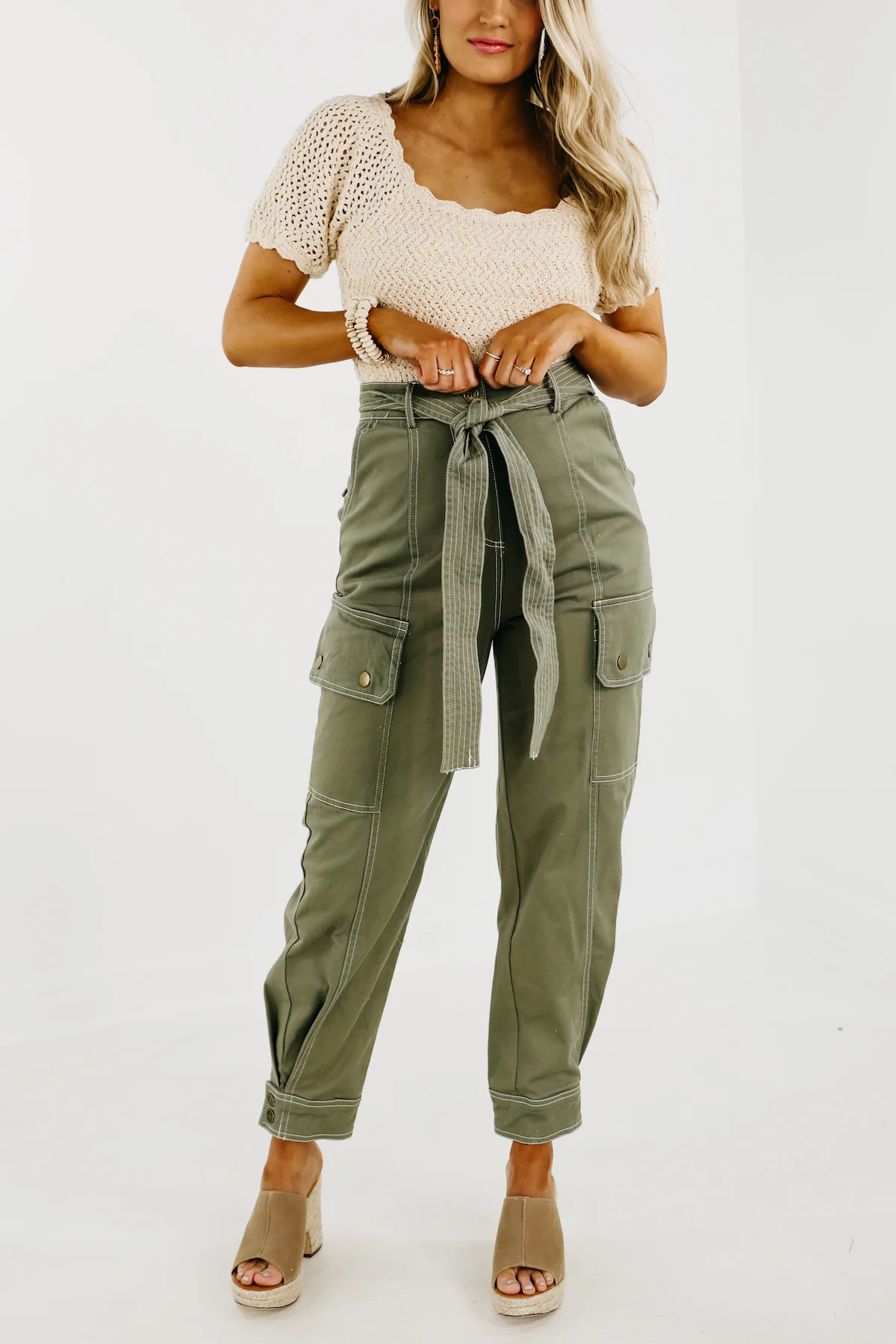 The Flint Belted Cargo Pants - FINAL SALE - Image 2