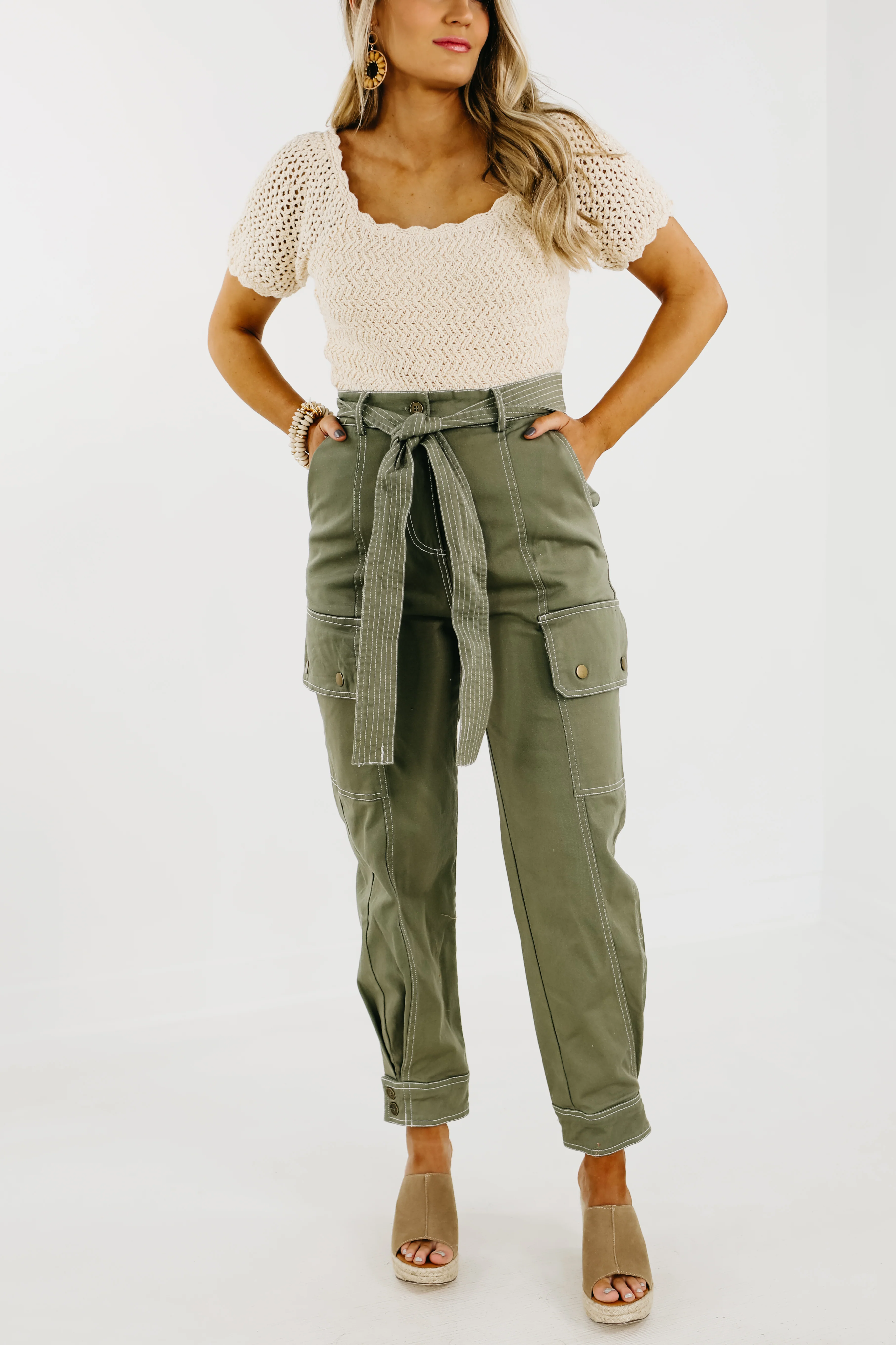 The Flint Belted Cargo Pants - FINAL SALE - Image 3