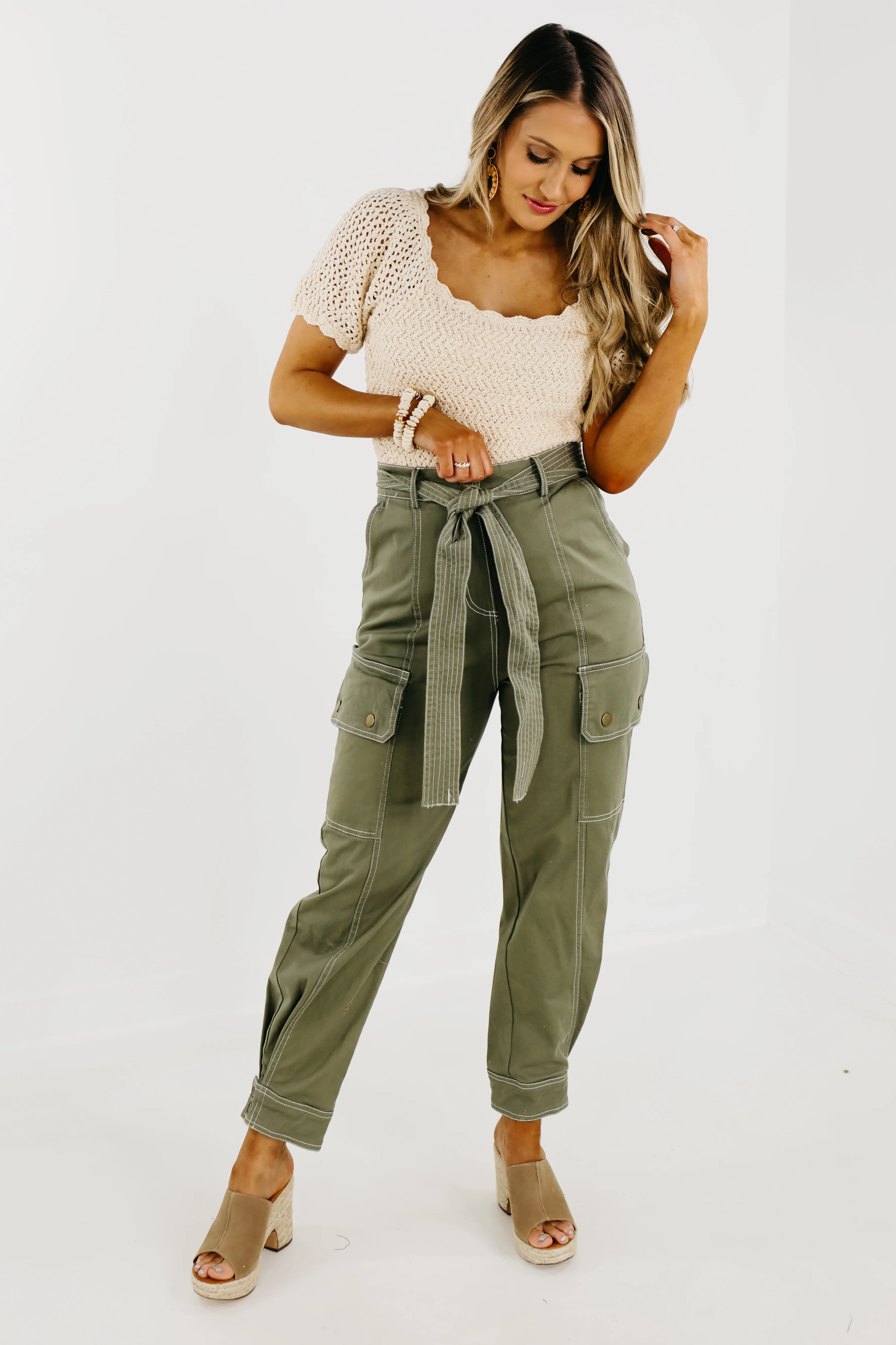 The Flint Belted Cargo Pants - FINAL SALE - Image 5
