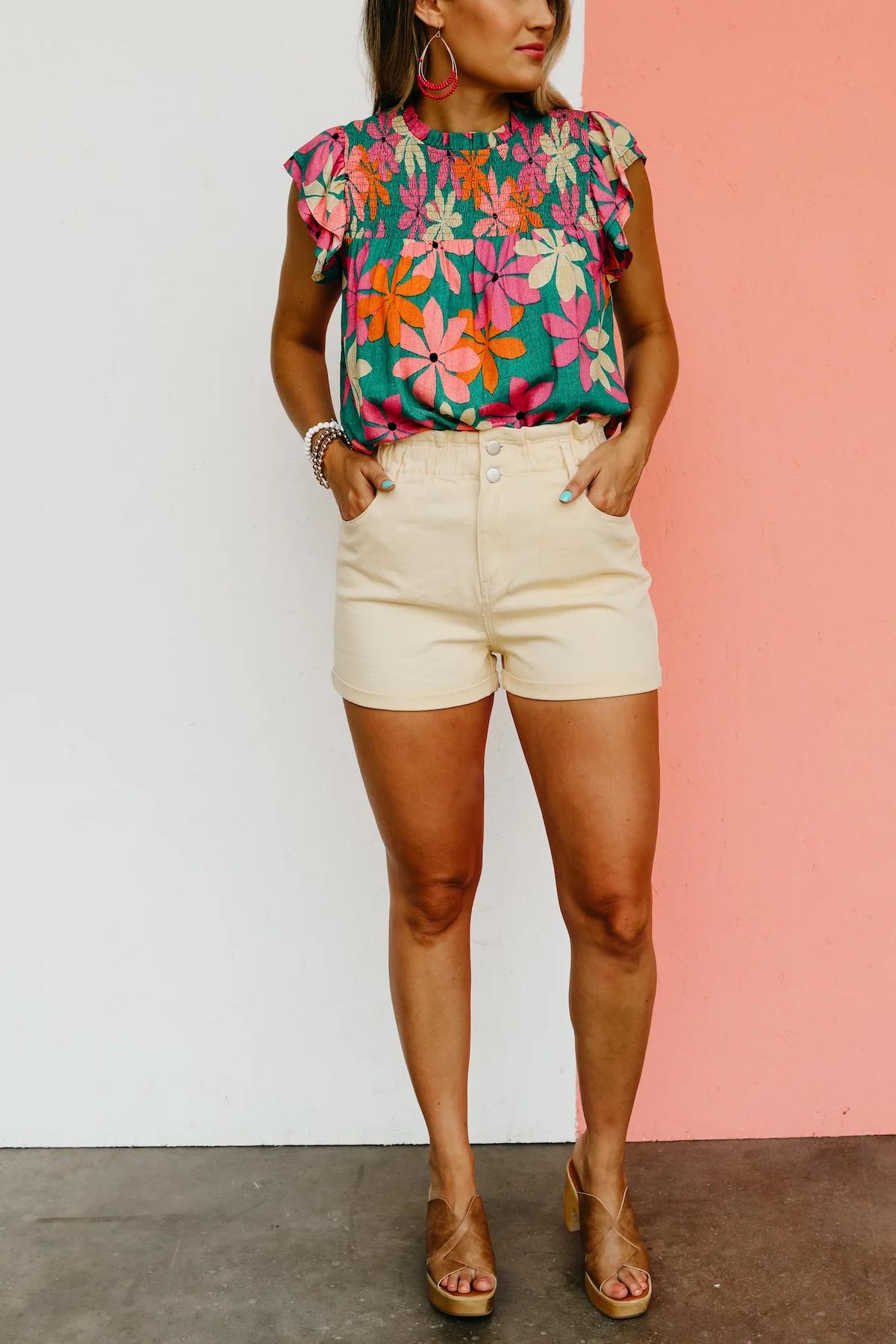 The Franco Elastic Waist Shorts - FINAL SALE - Image 2