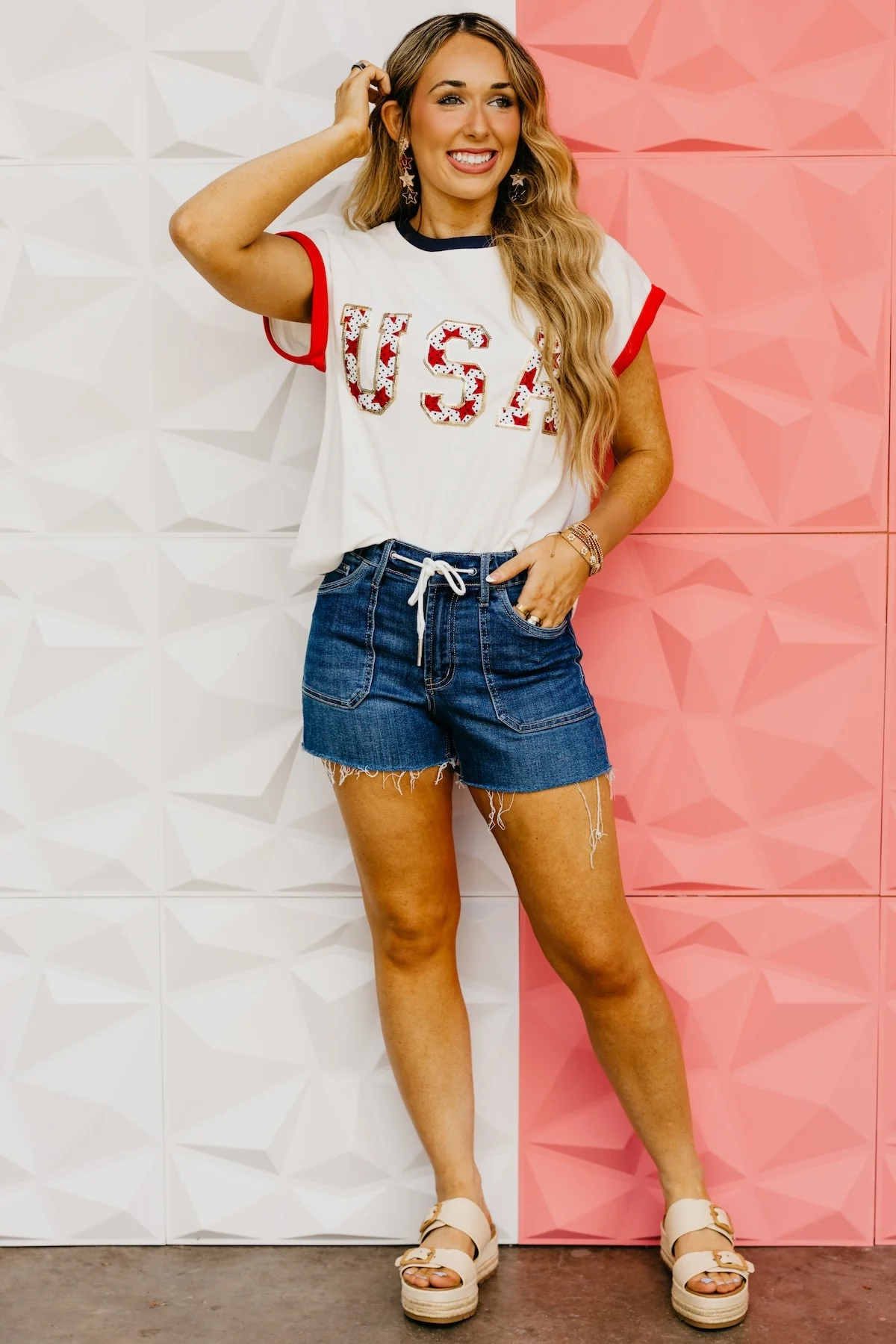 The Freedom Sequin Patch Top - Image 10