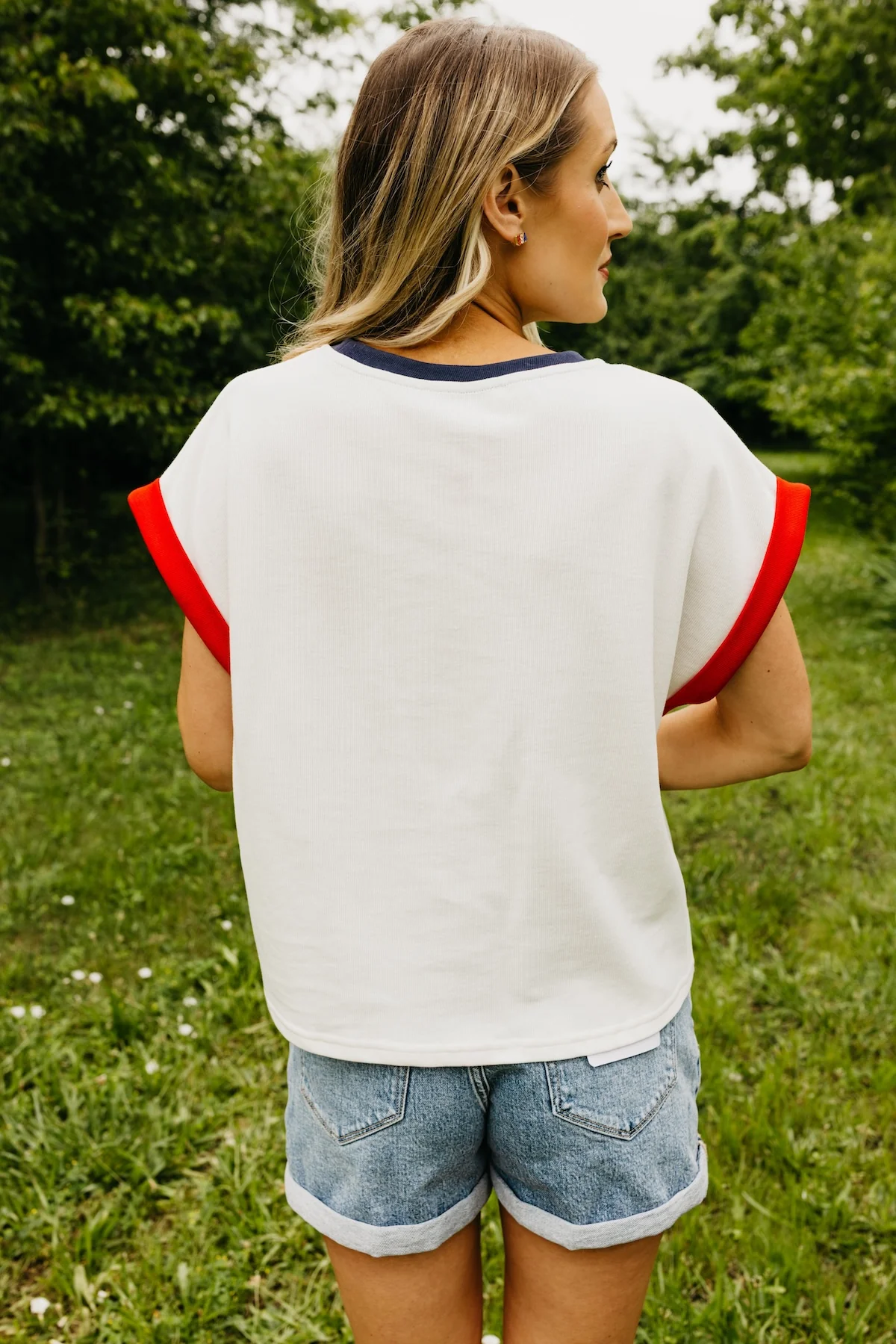 The Freedom Sequin Patch Top - Image 6