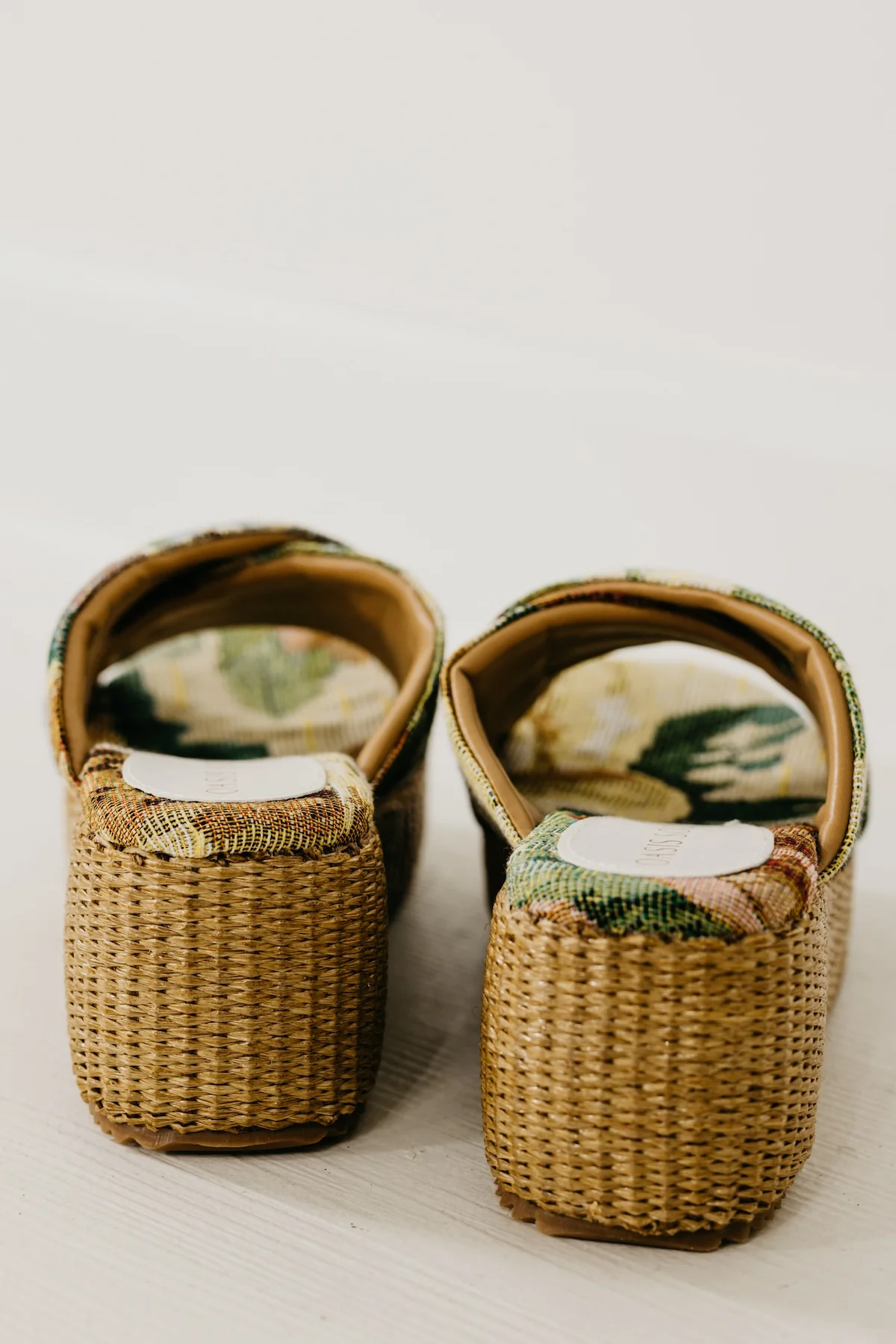 The Fresno Floral Raffia Wedge Sandal - Image 3