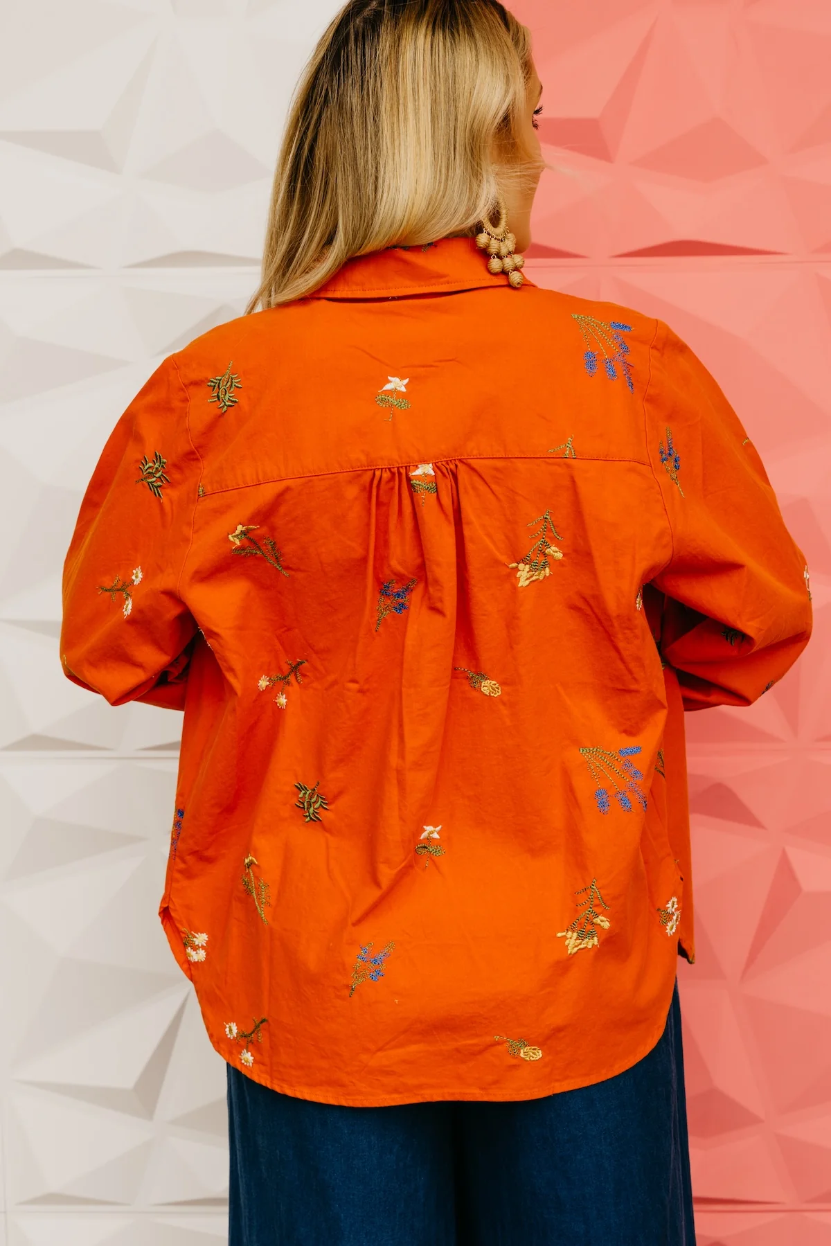 The Garrett Floral Embroidered Shirt - Image 10