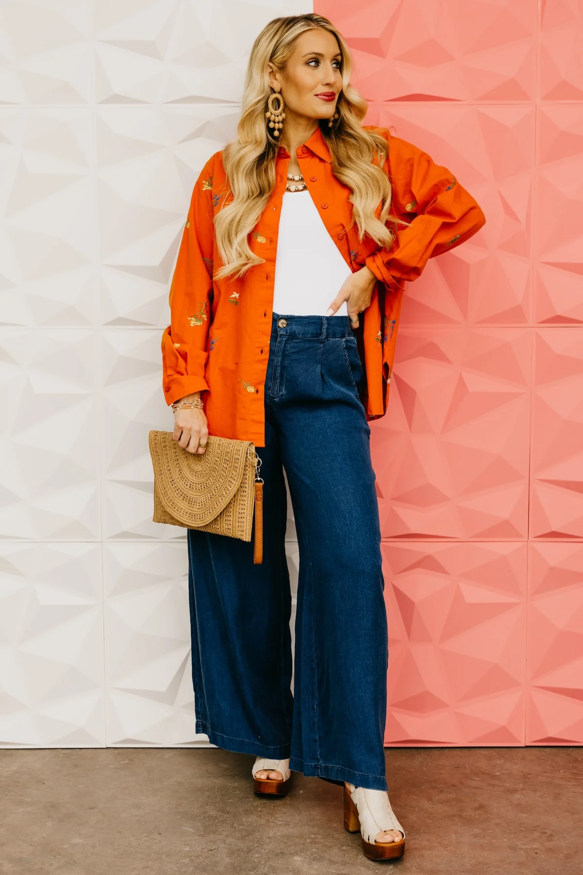 The Garrett Floral Embroidered Shirt - Image 4