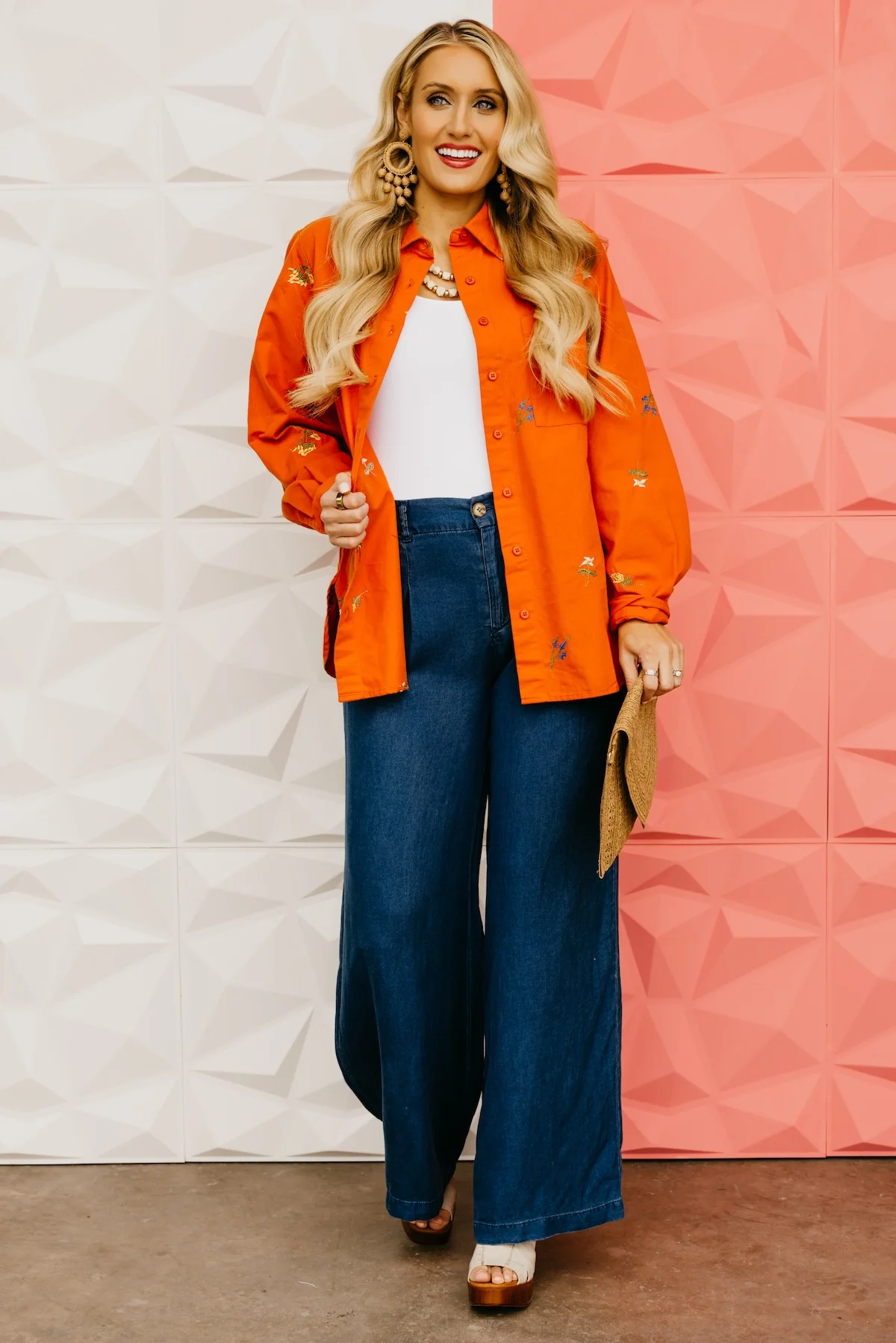 The Garrett Floral Embroidered Shirt - Image 6