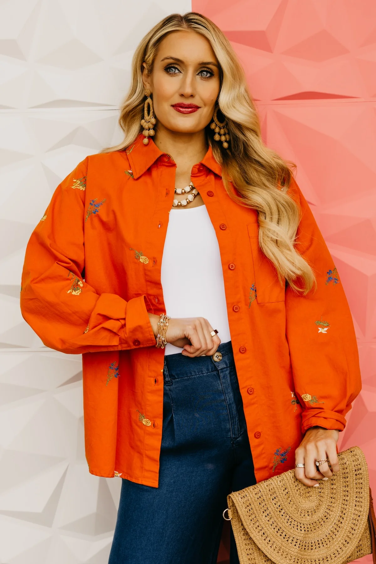The Garrett Floral Embroidered Shirt - Image 8