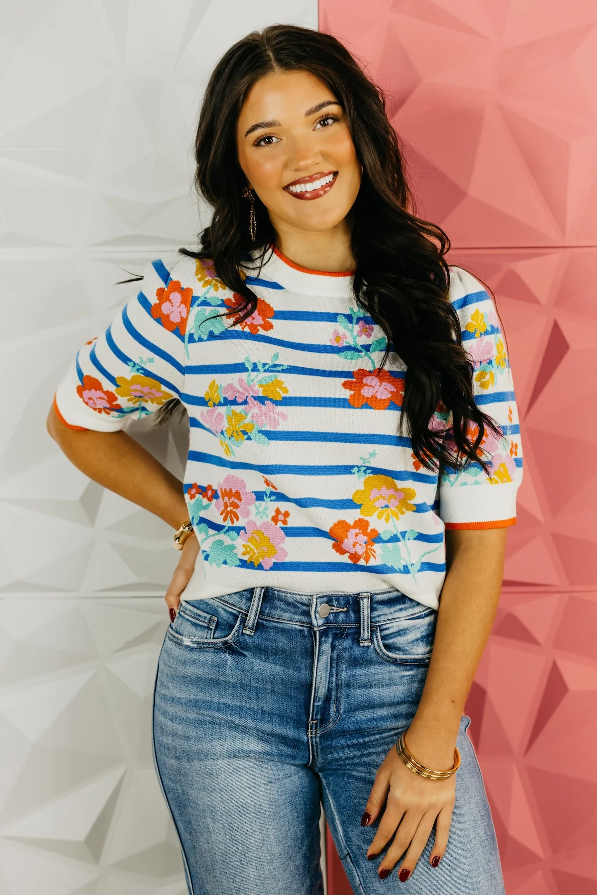The Genesis Floral Sweater Top - Image 7