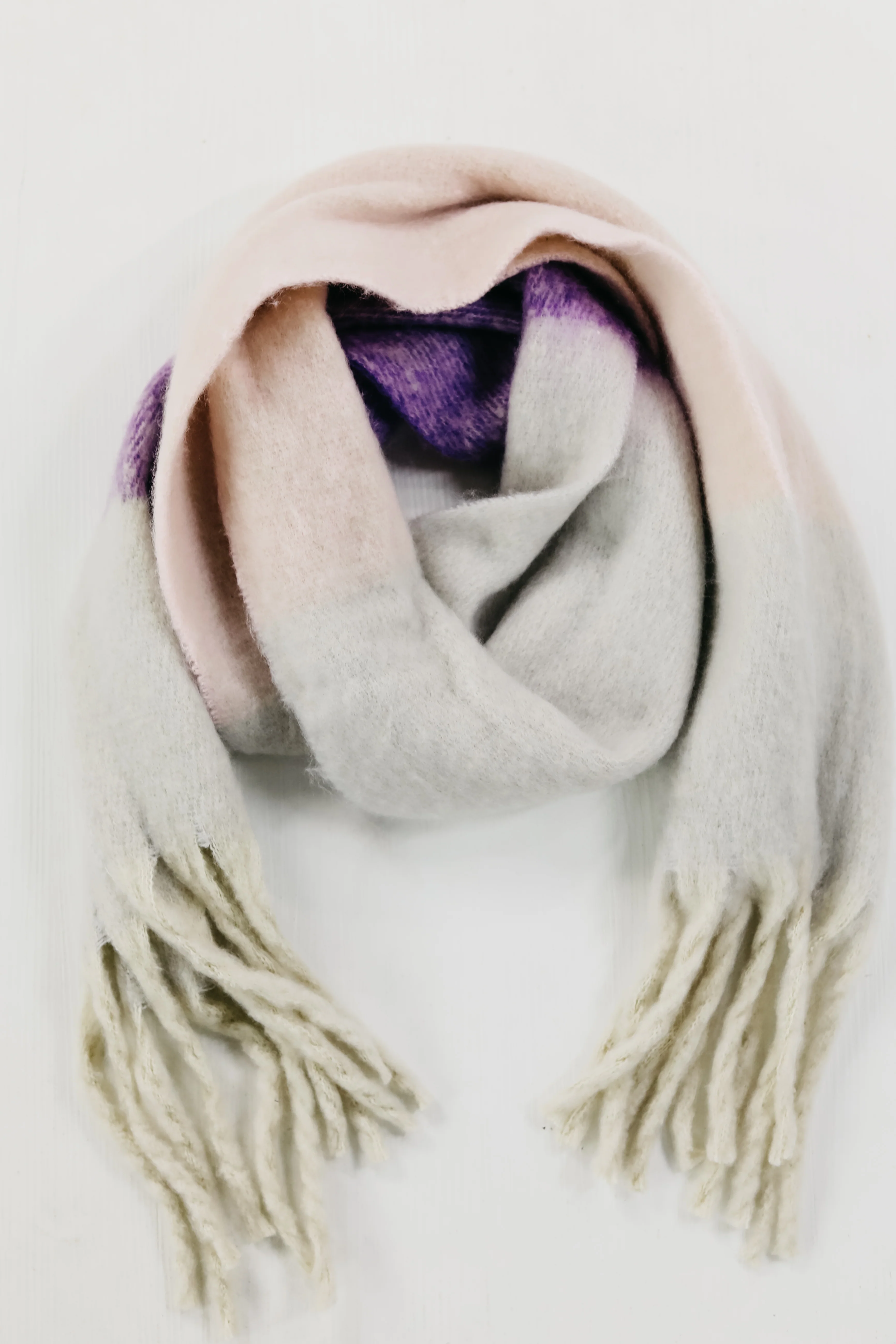 The Gina Cozy Scarf - Purple