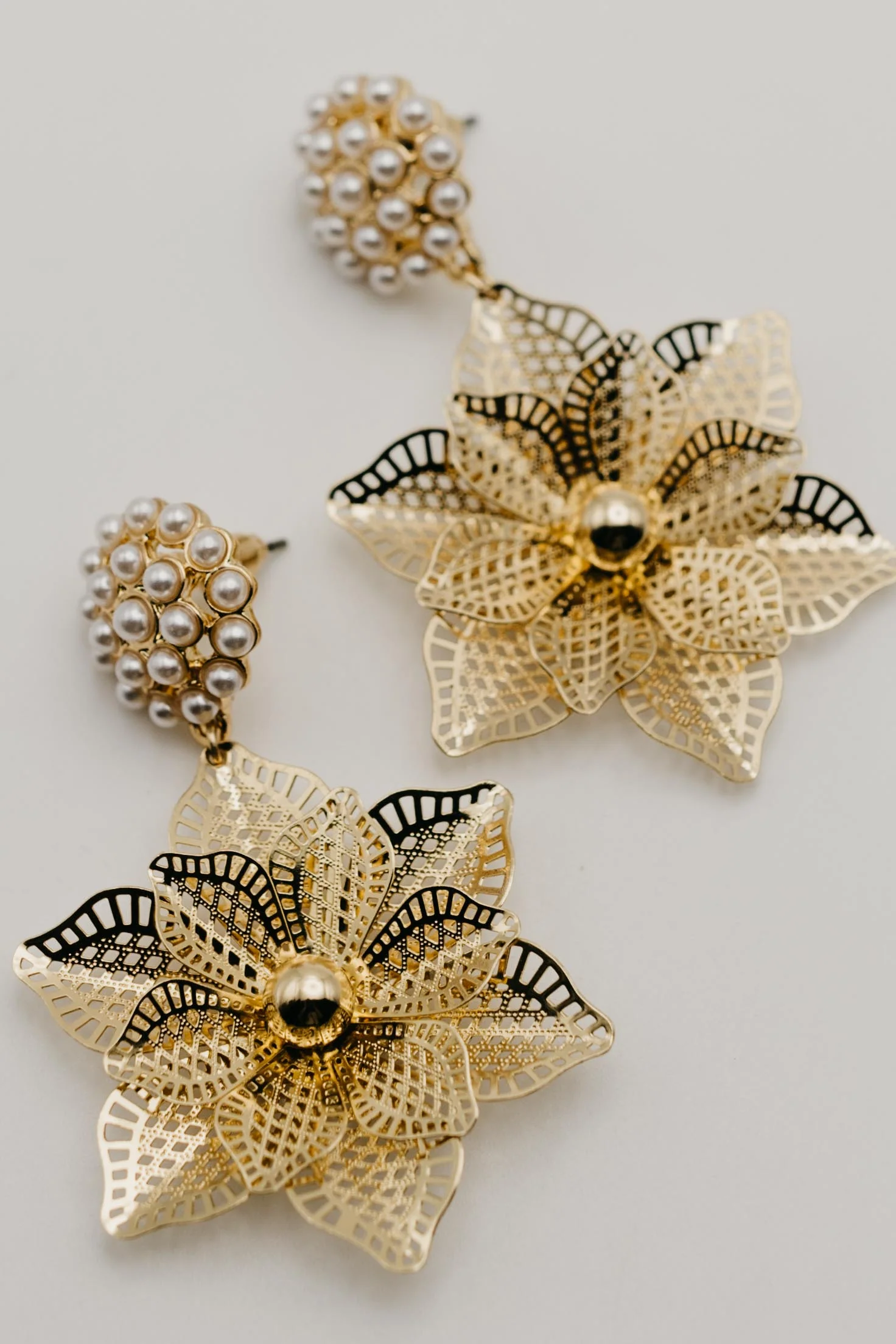 The Giselle Pearl Flower Earring