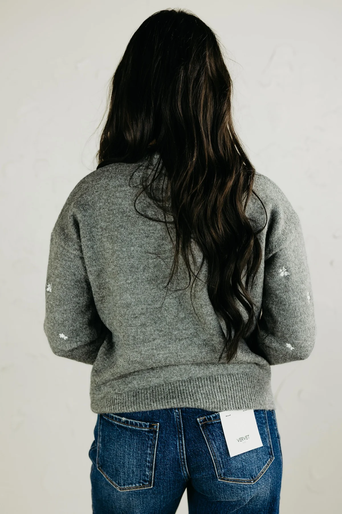 The Grace Ditsy Floral Embroidered Sweater - Image 10