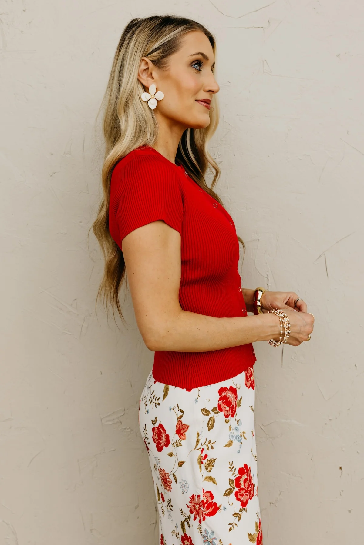 The Griffin Snap Button Knit Top - Image 12