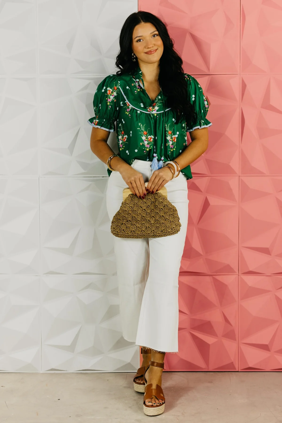 The Hannah Peasant Tie Top - Image 5