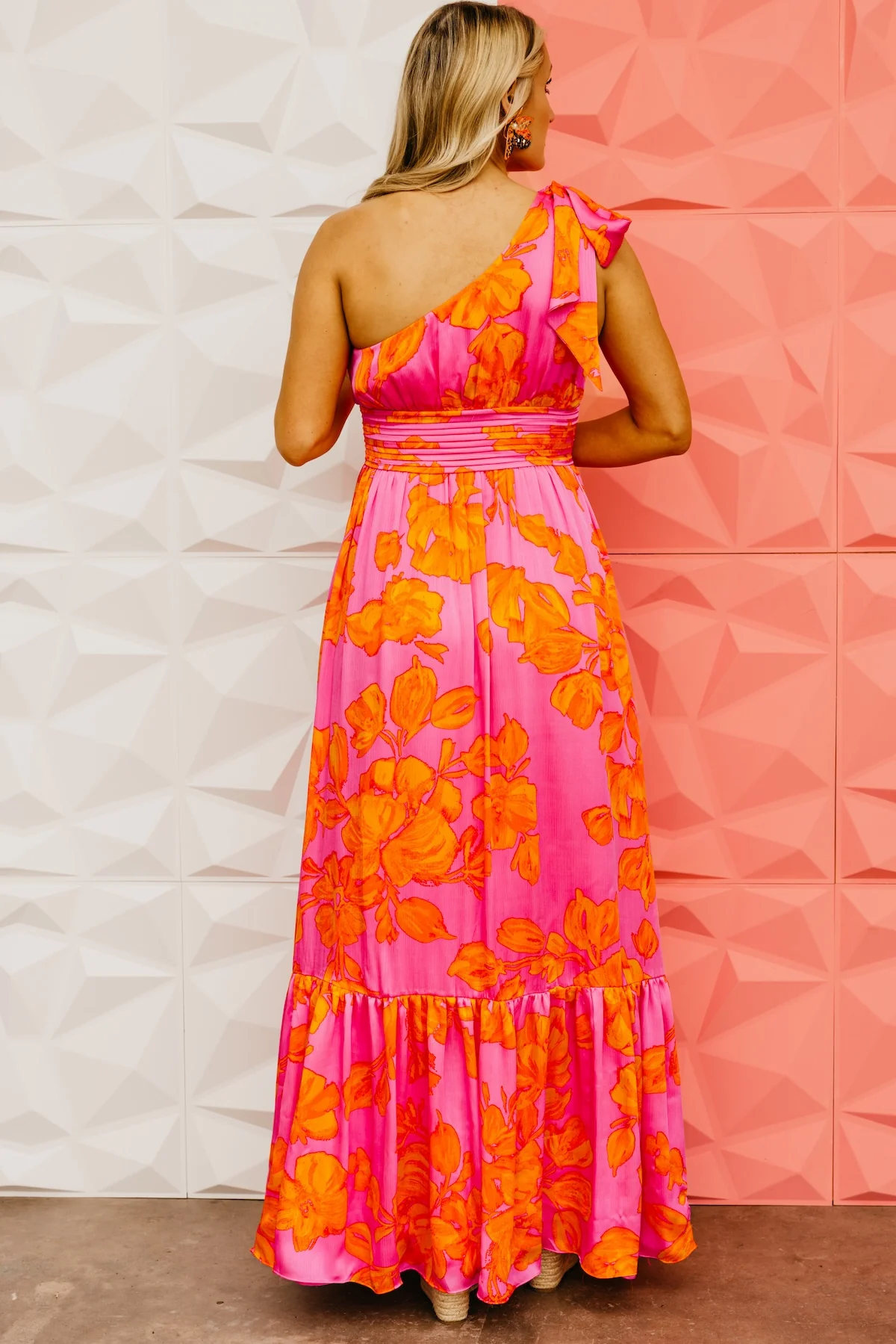 The Hayzel Floral One-Shoulder Maxi Dress - Image 19
