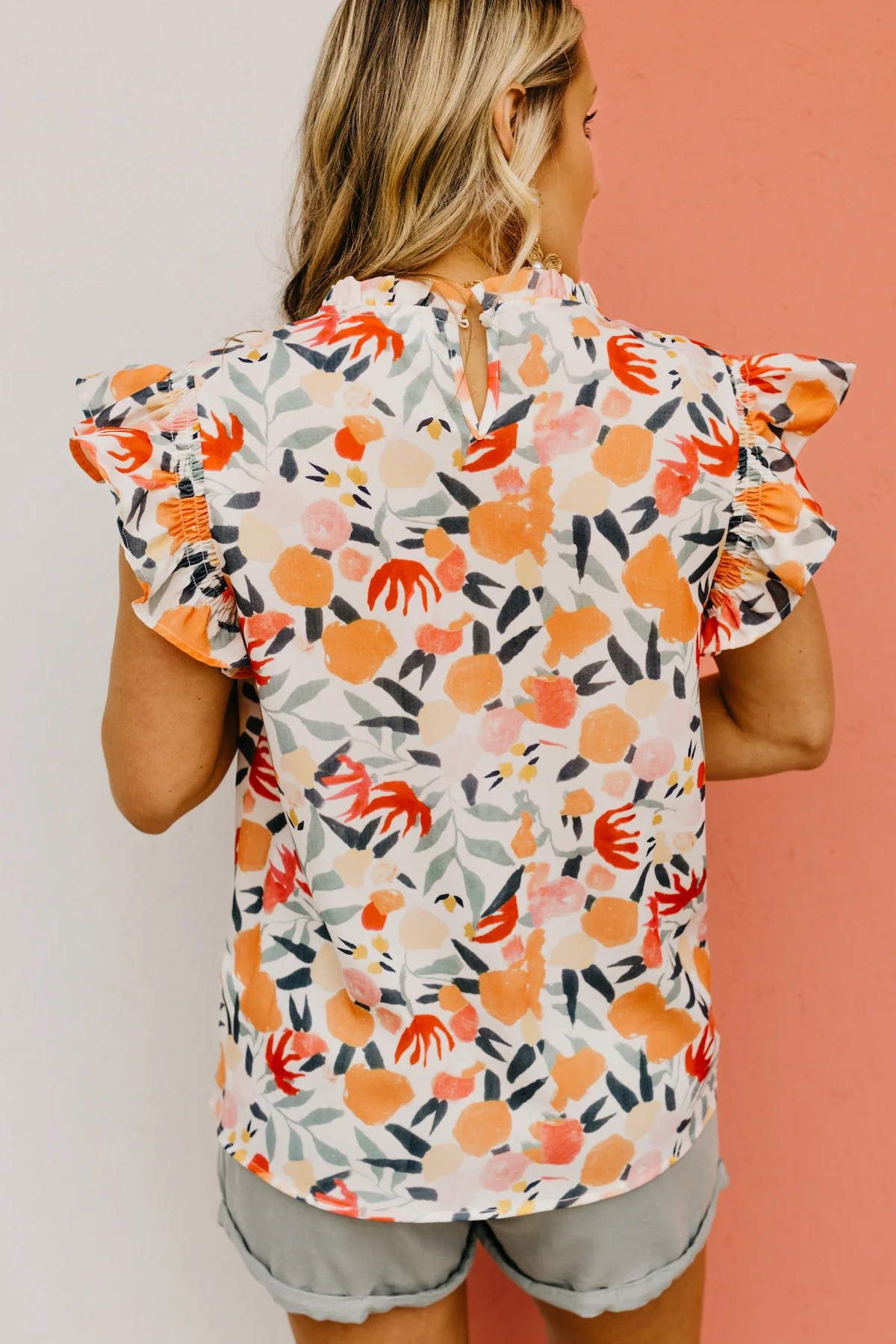 The Heidi Ruffle Sleeve Blouse - Image 22