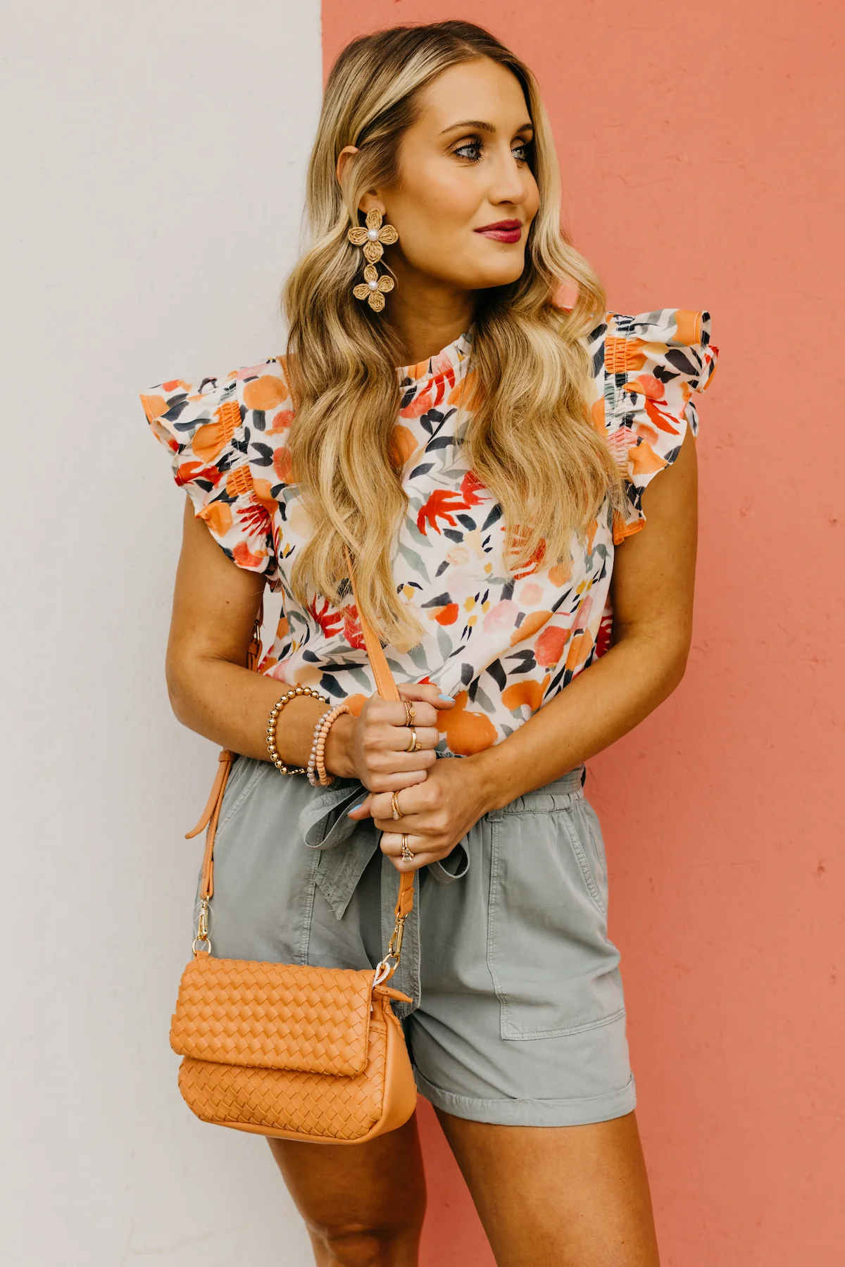 The Heidi Ruffle Sleeve Blouse - Image 3