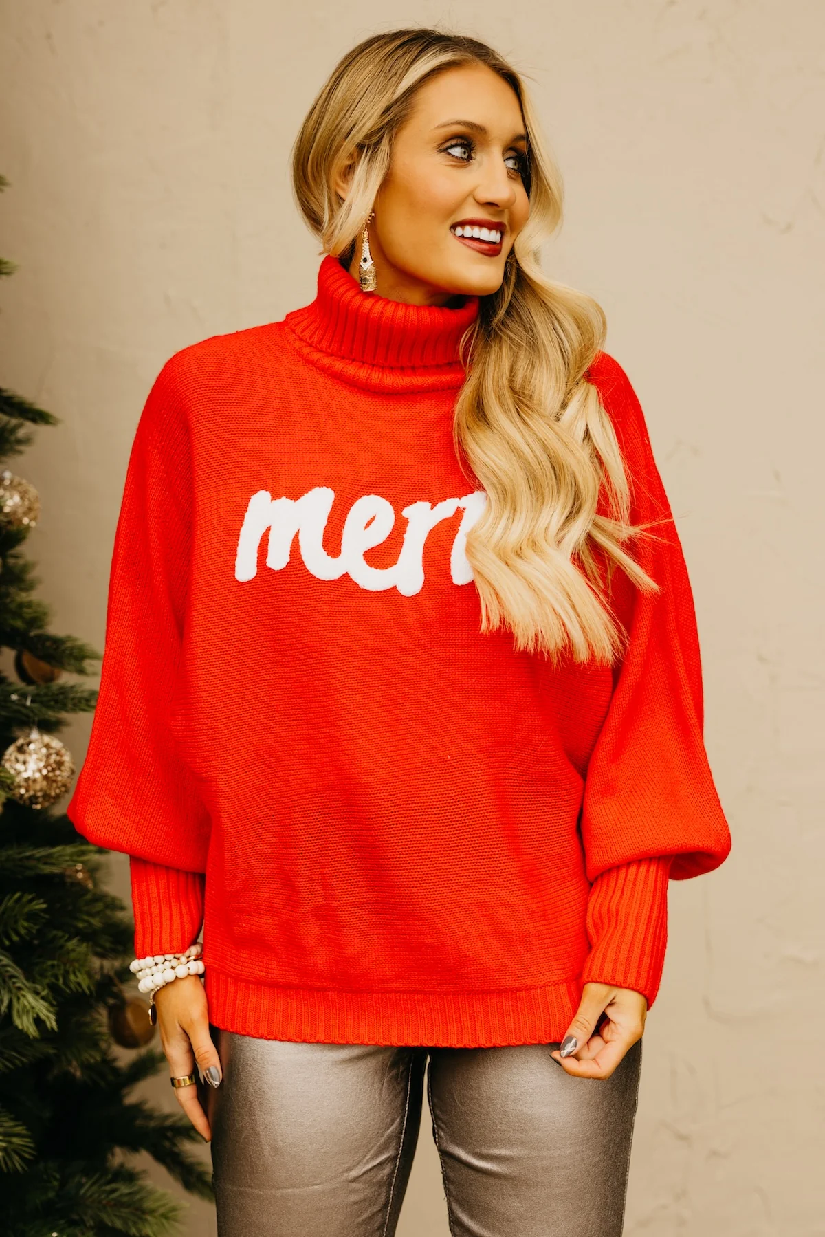 The Holiday Wishes High Neck Sweater - Image 11