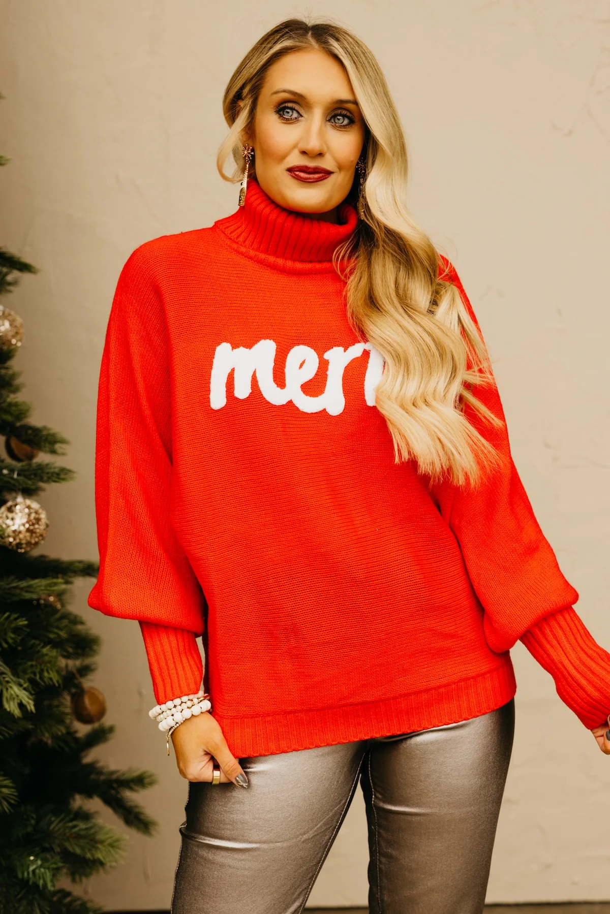 The Holiday Wishes High Neck Sweater - Image 12