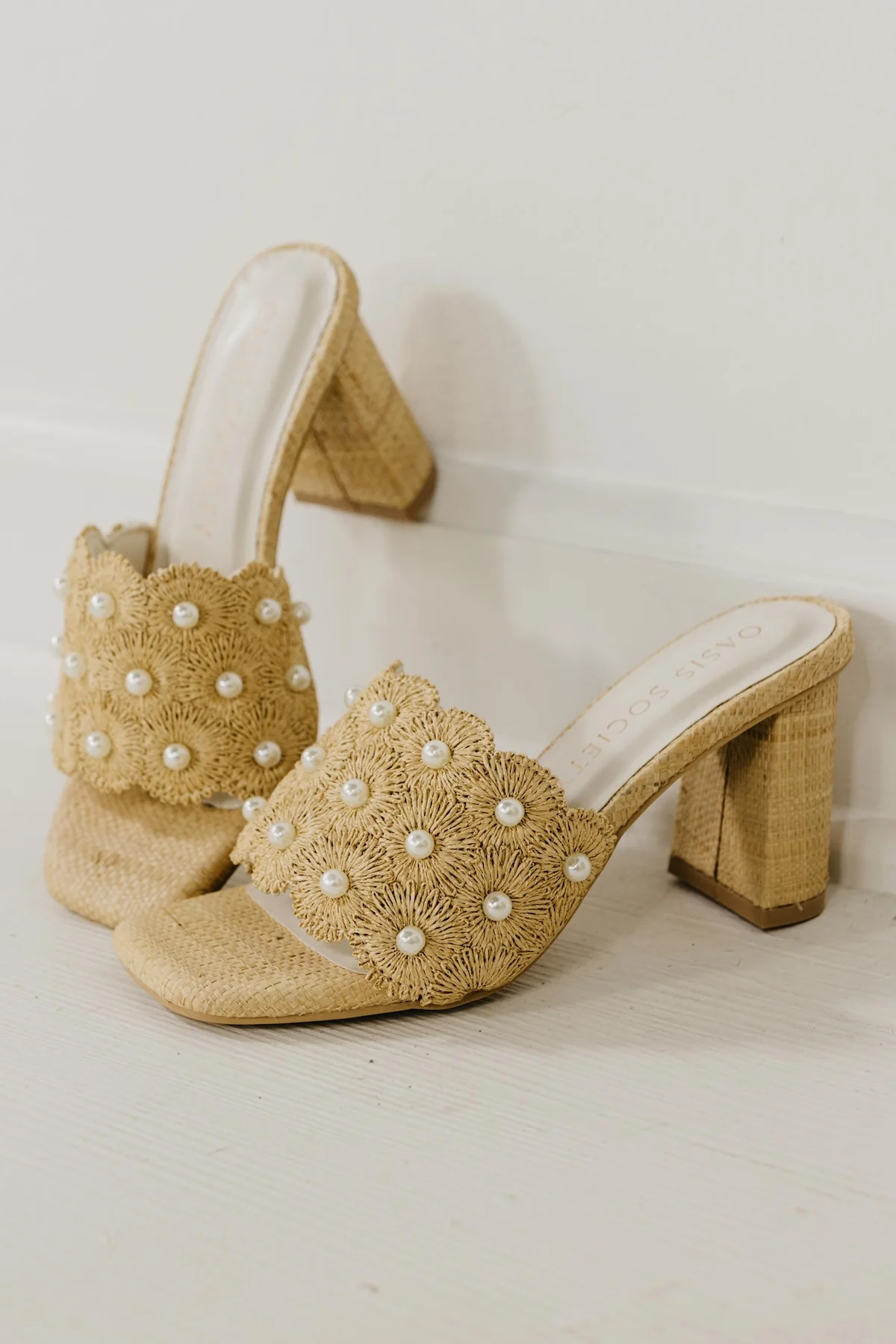 The Holland Pearl Raffia Heel - Image 3