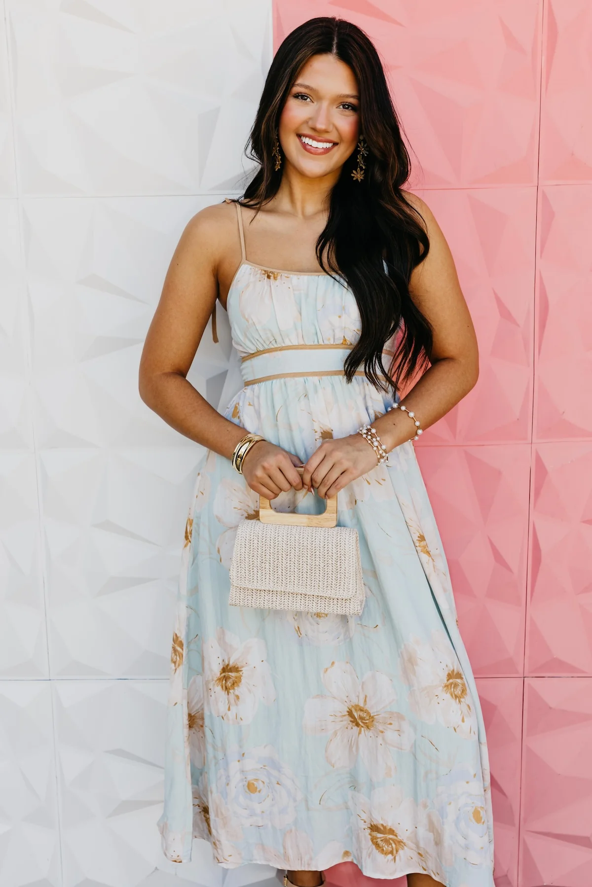 The Iker Watercolor Midi Dress - Image 3