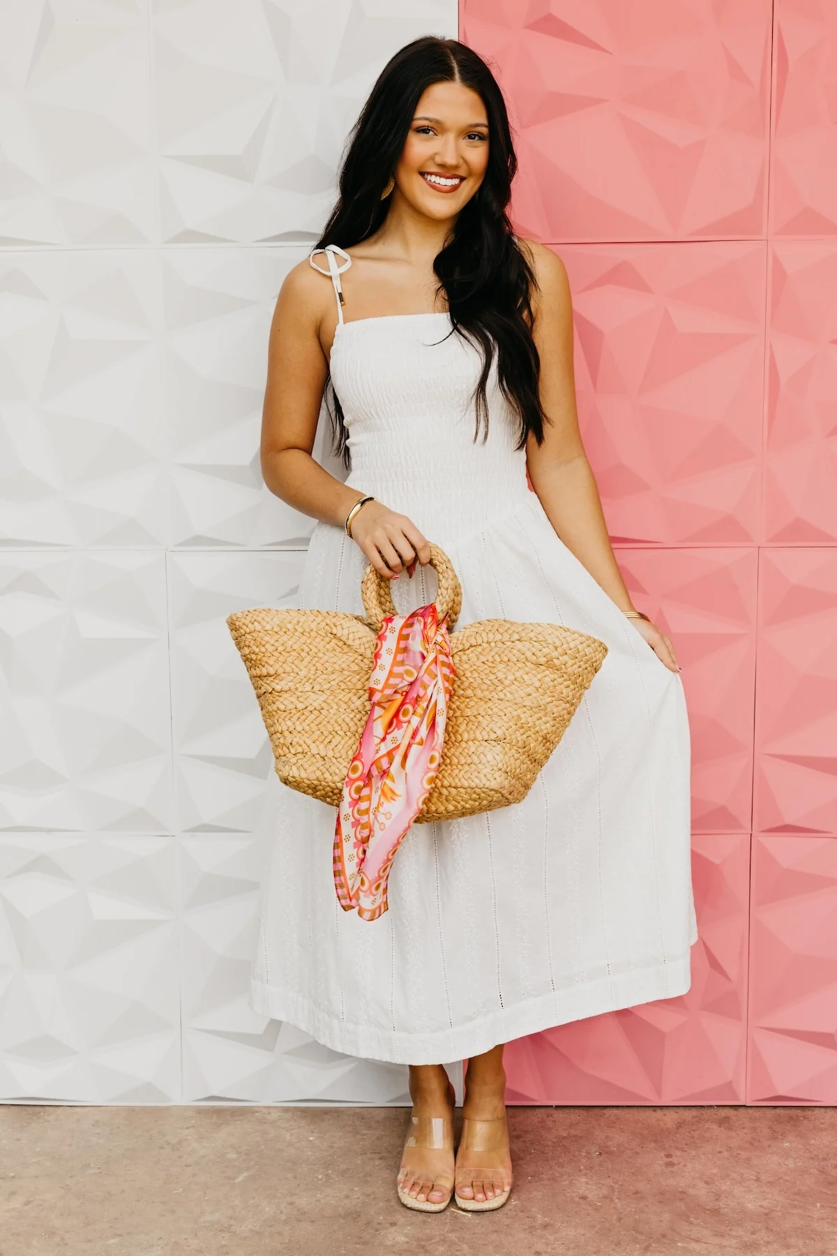 The Iris Smocked Midi Dress - Image 5