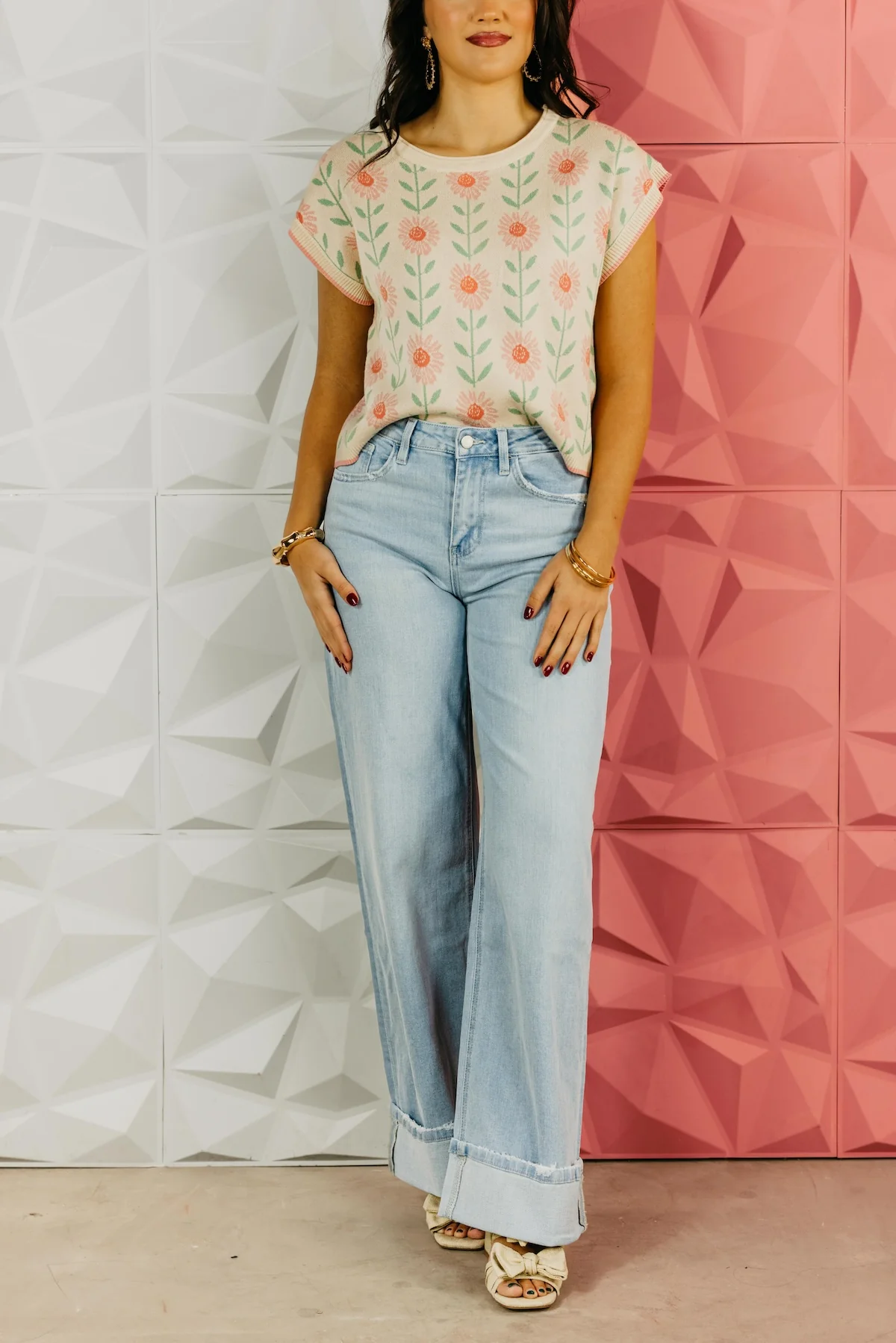 Flying Monkey Denim | The Ivy Cuff Baggy Wide Denim - Image 3