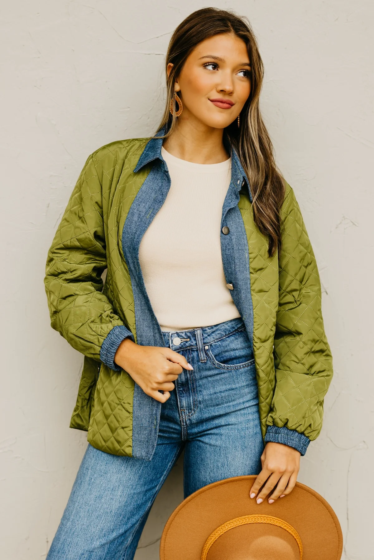 The Janae Contrast Quilted Jacket