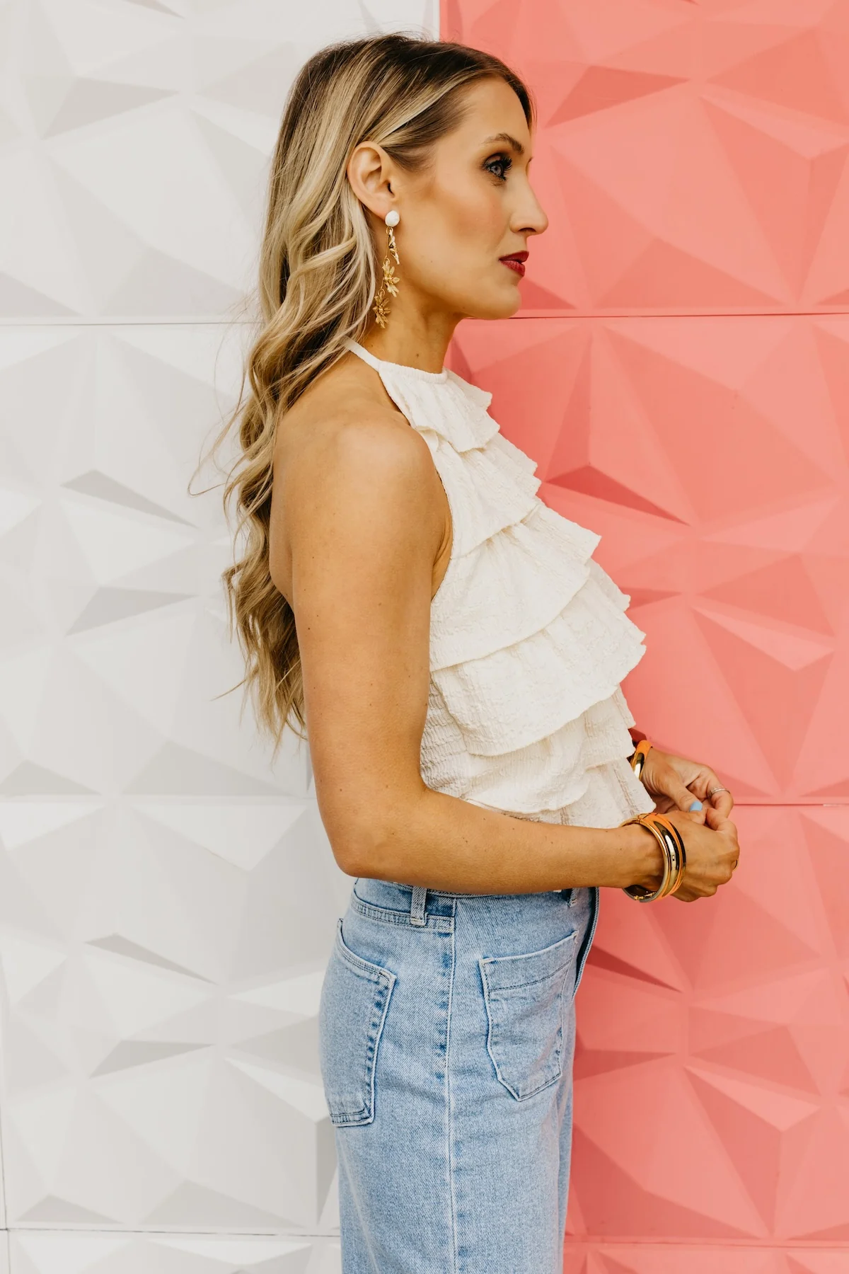 The Jase Ruffle Halter Top - Image 8