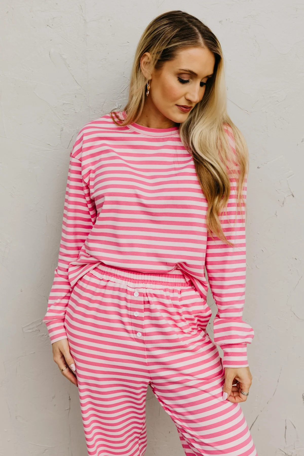 The Steven Striped Lounge Set