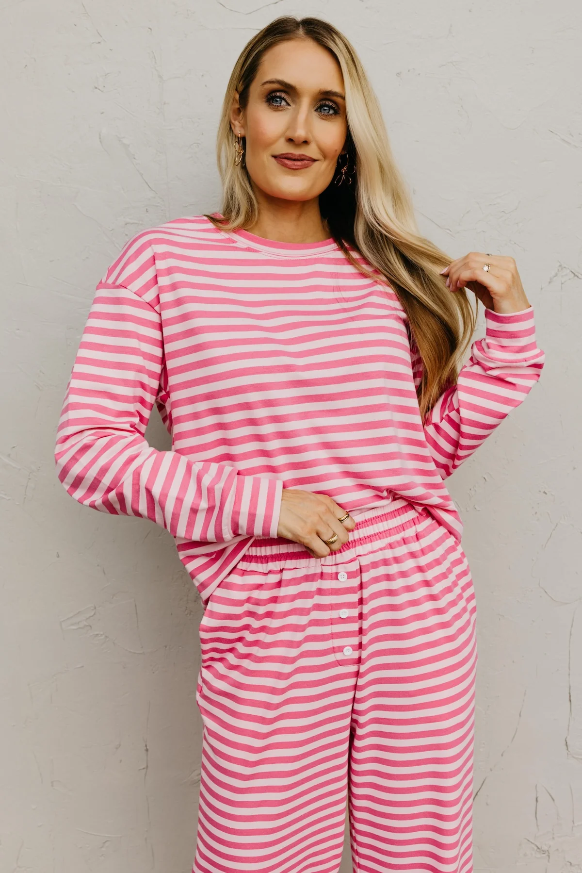 The Steven Striped Lounge Set - Image 5