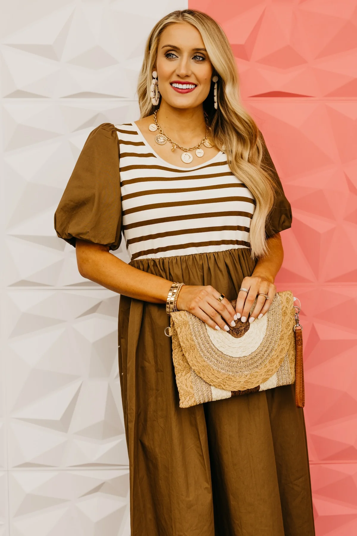 The Jayda Balloon Sleeve Midi Dress - Image 7