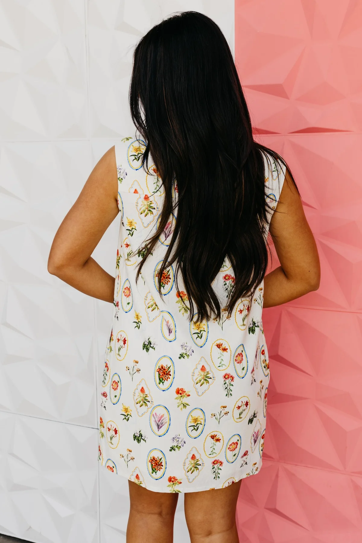 The Jaylen Floral Button Down Mini Dress - Image 9