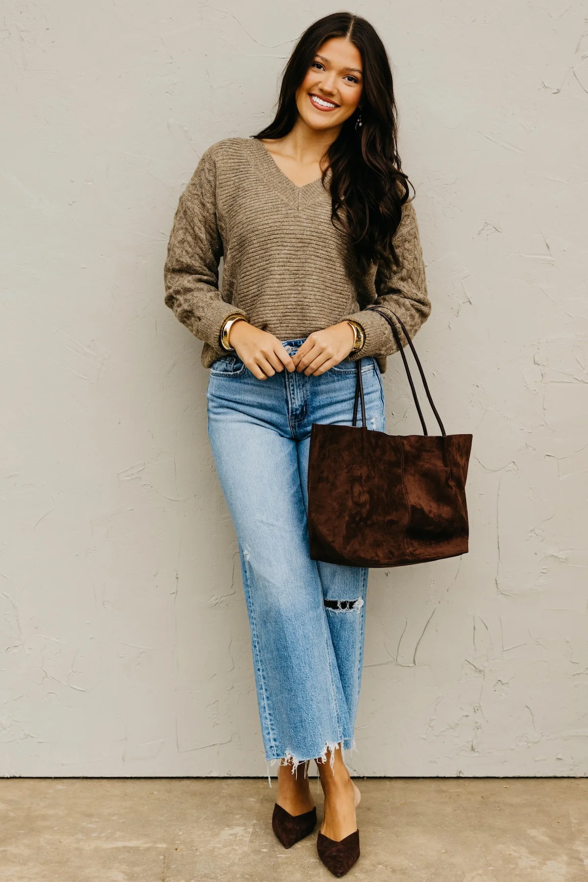 The Jene Cable Knit Sweater - Image 2