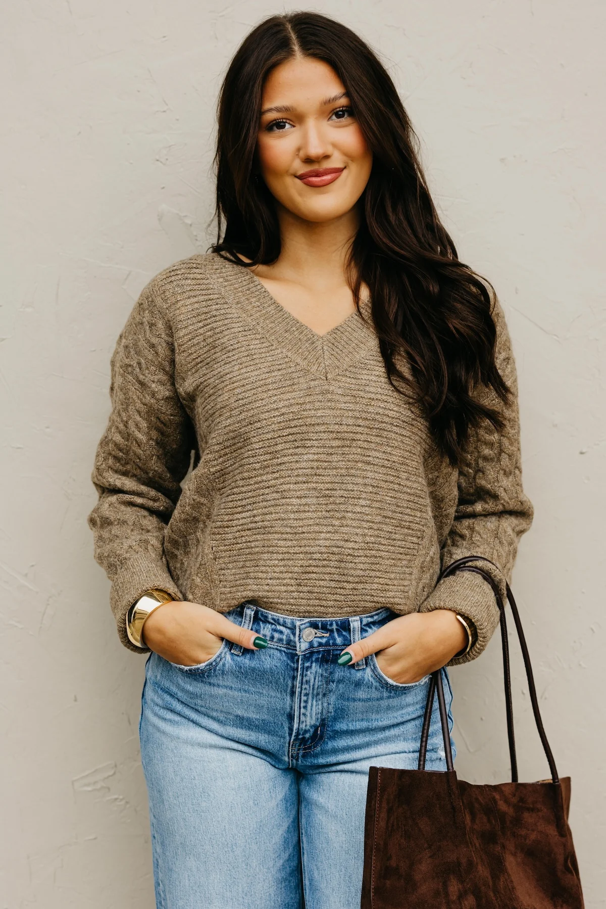 The Jene Cable Knit Sweater - Image 4
