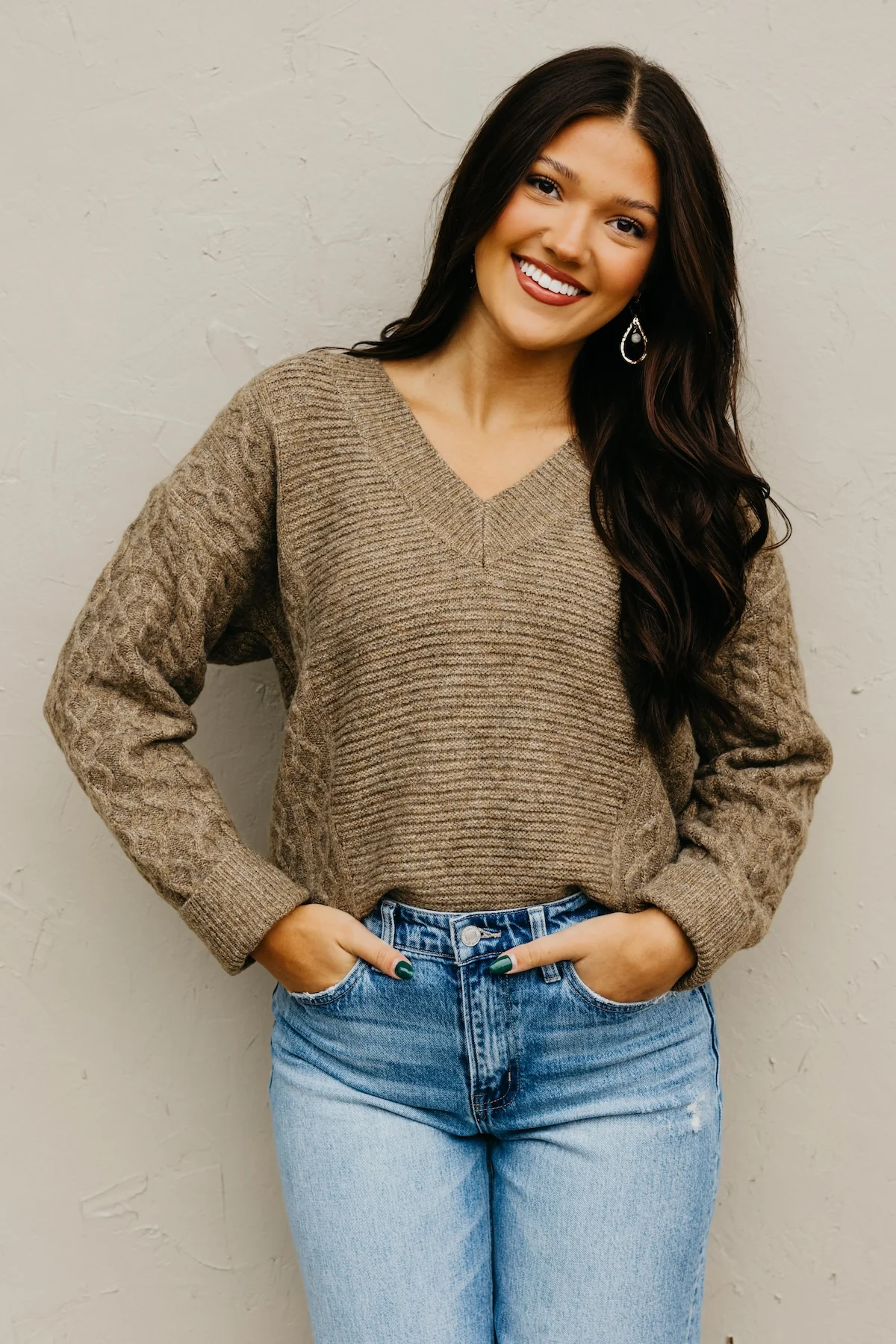 The Jene Cable Knit Sweater - Image 7