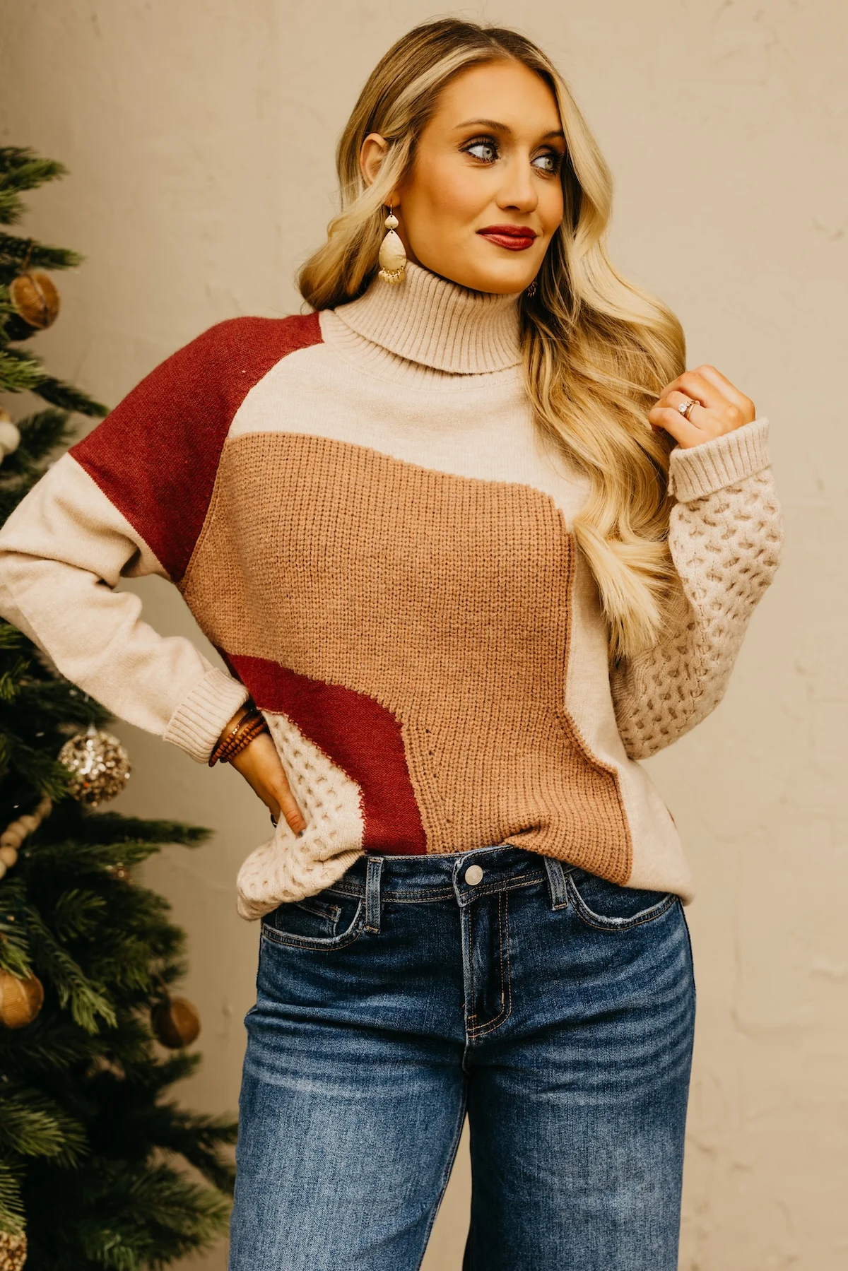 The Jensyn Mix Media Turtleneck Sweater - Image 10