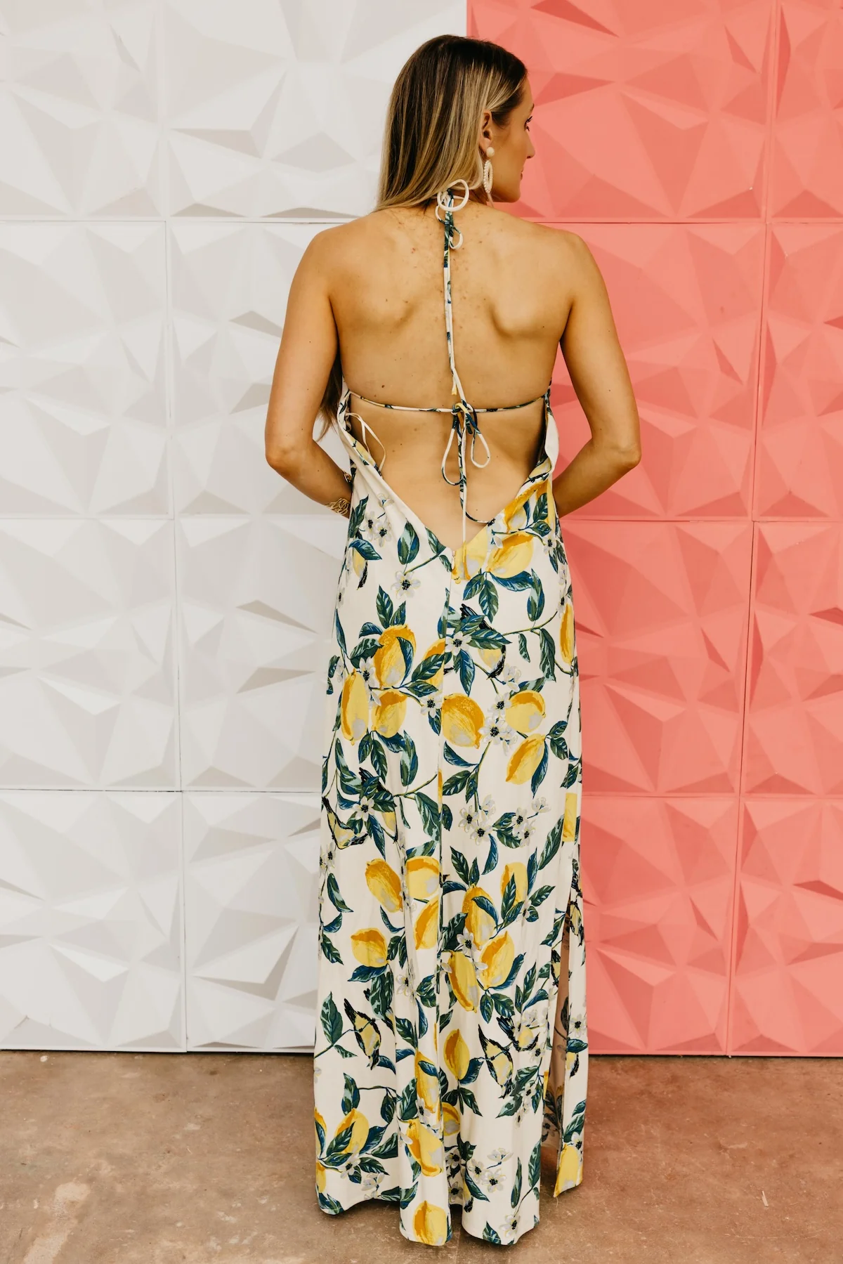 The Jett Halter Open Back Maxi Dress - Image 13
