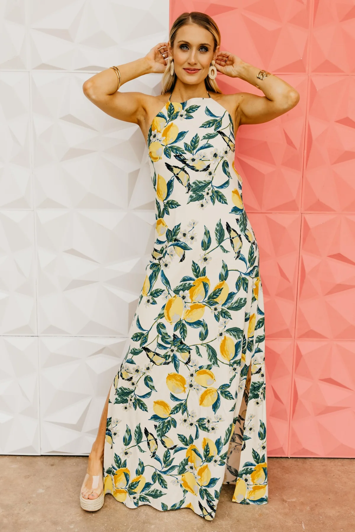 The Jett Halter Open Back Maxi Dress - Image 5
