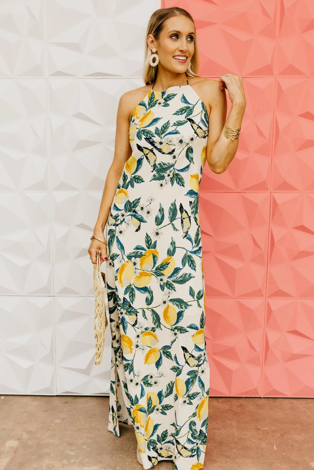 The Jett Halter Open Back Maxi Dress - Image 6