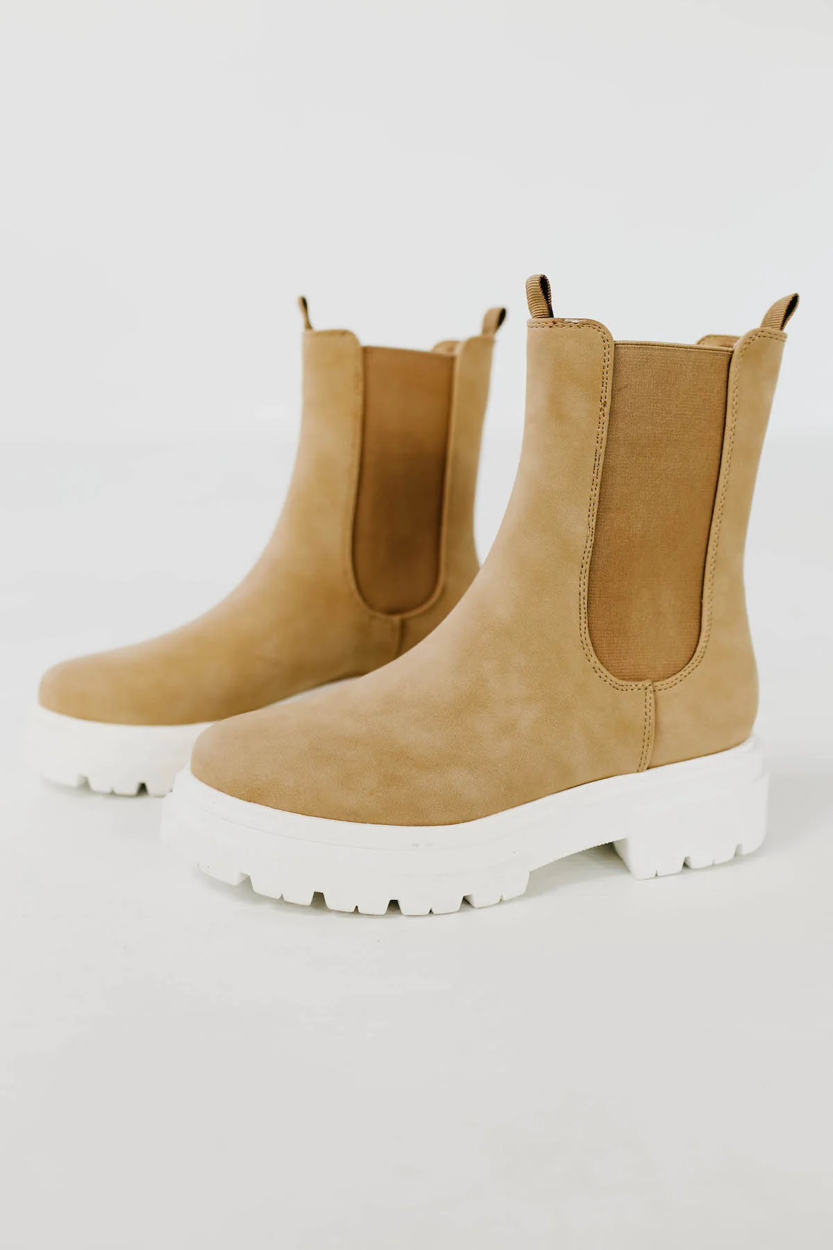 The Joanna Chelsea Bootie - Light Taupe - Image 3